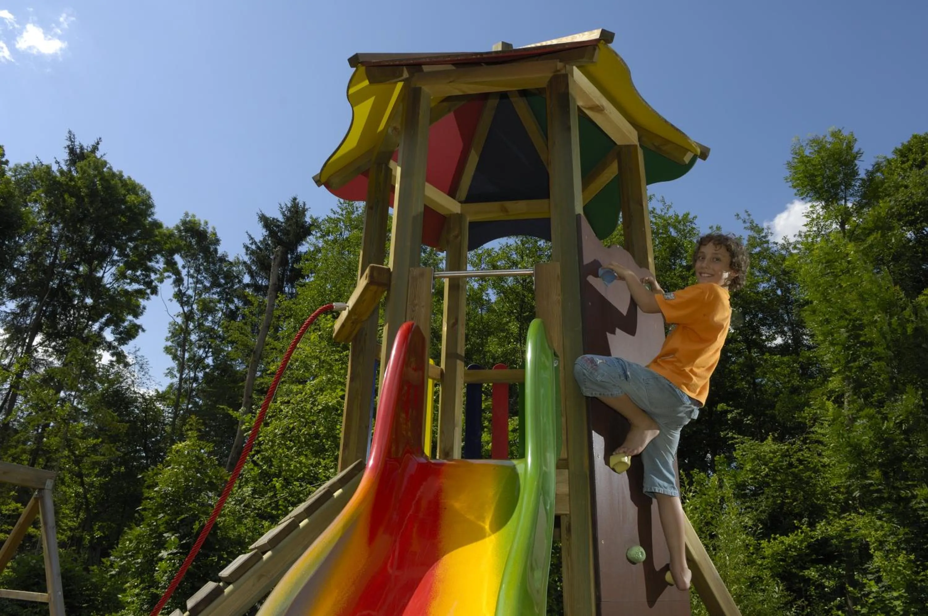 Children play ground in Dei Hotel Schönblick