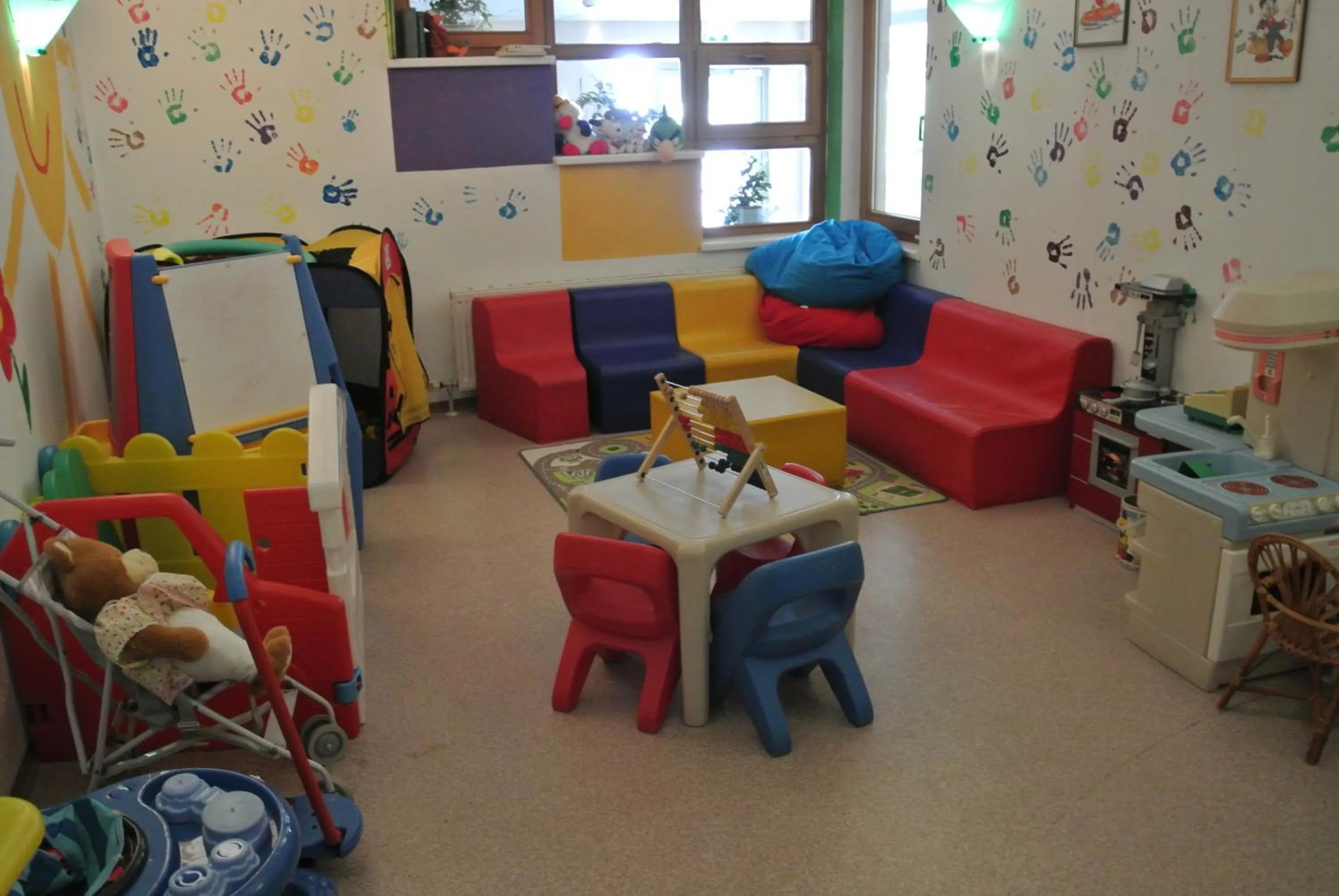 Children play ground in Dei Hotel Schönblick