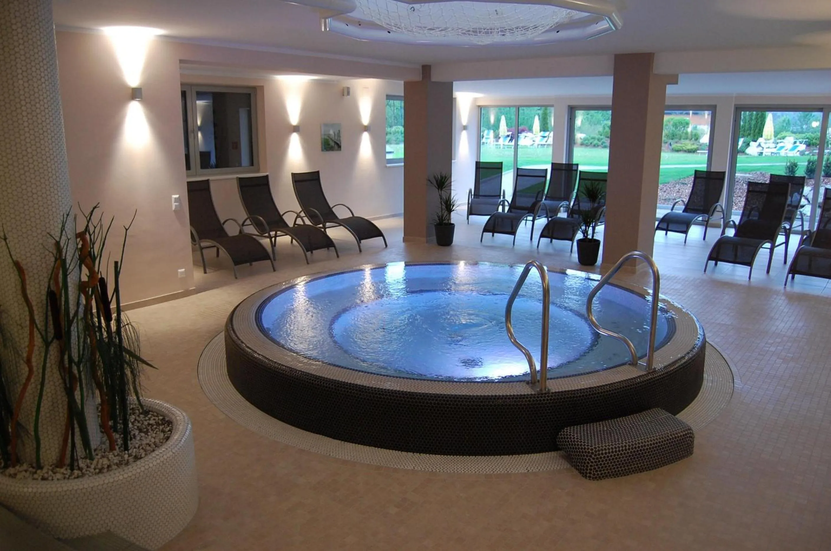 Hot Tub in Dei Hotel Schönblick