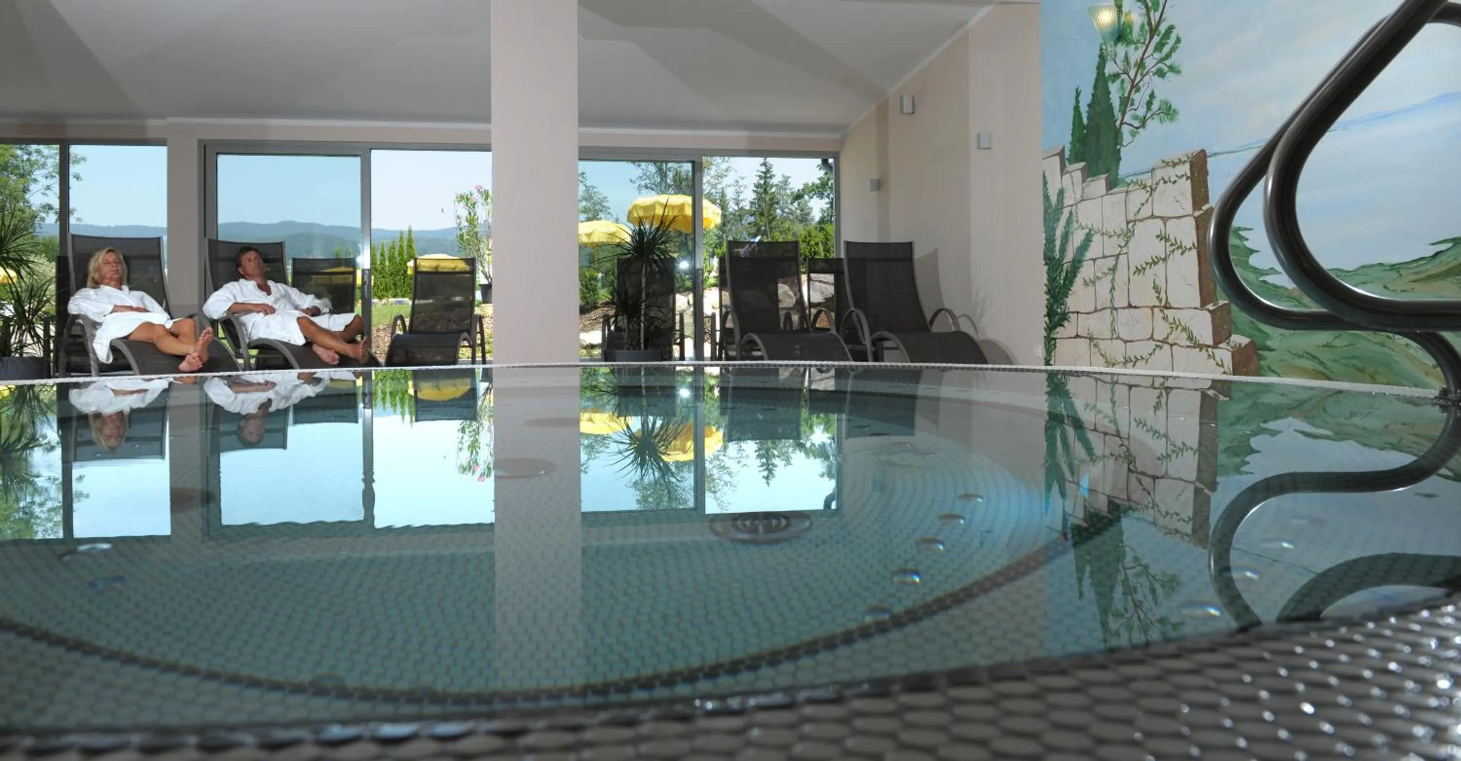 Hot Tub in Dei Hotel Schönblick