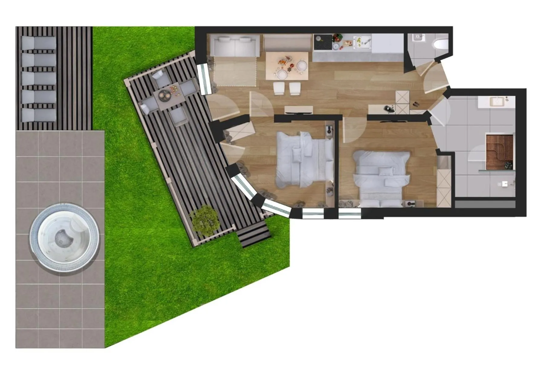 Floor plan in Arabella Retreat & Spa