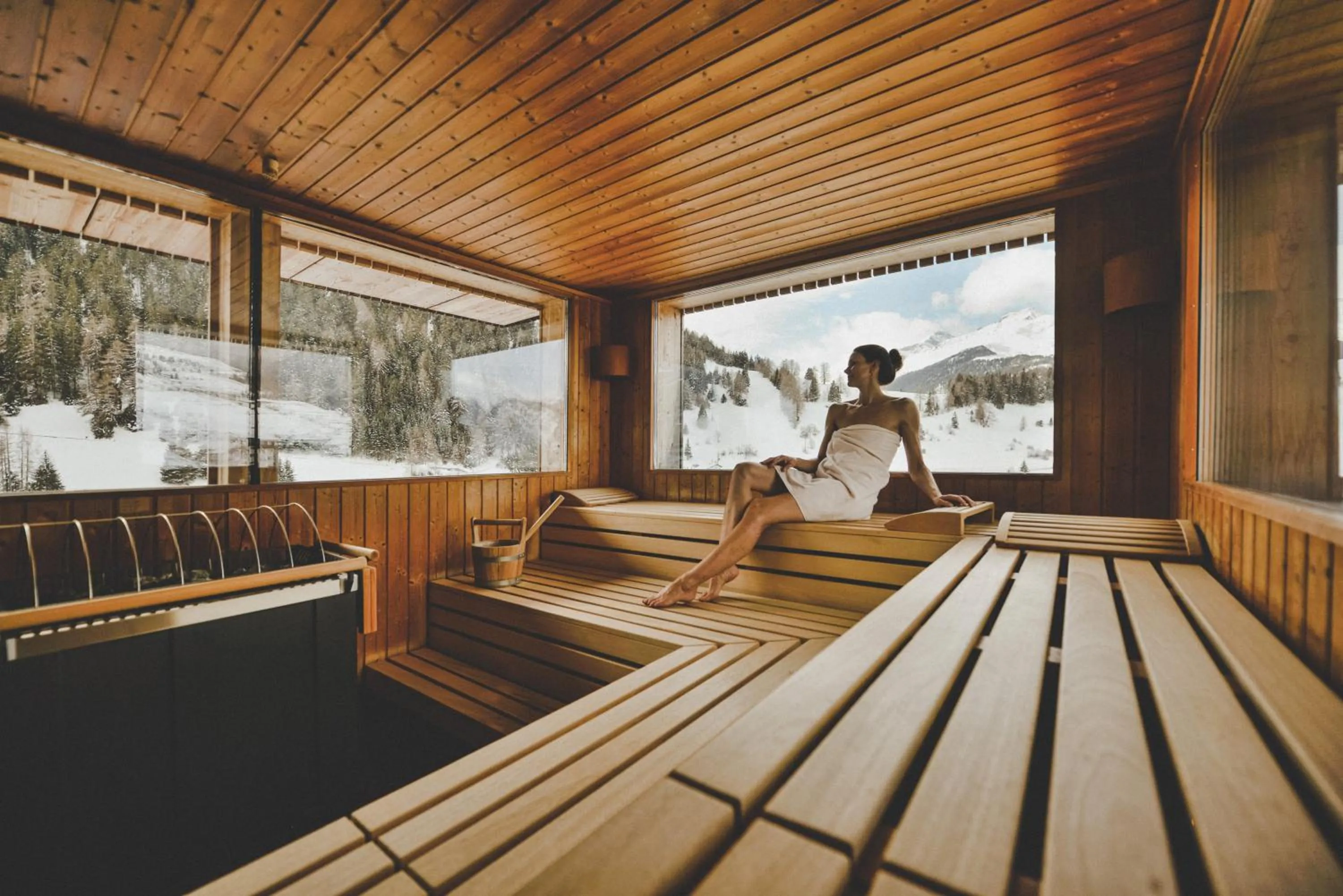 Sauna in Arabella Retreat & Spa