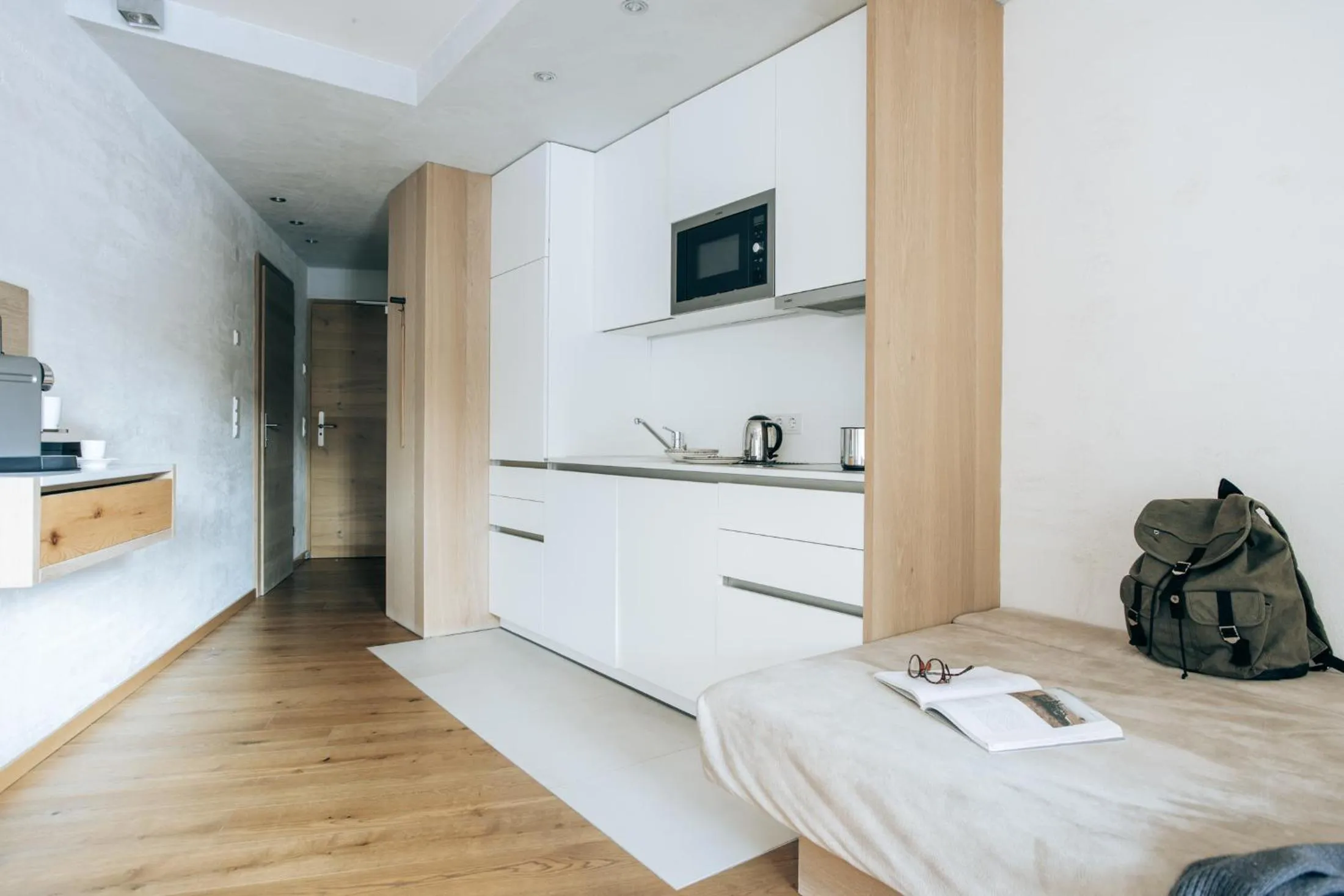 Kitchen or kitchenette, Bed in Arabella Retreat & Spa