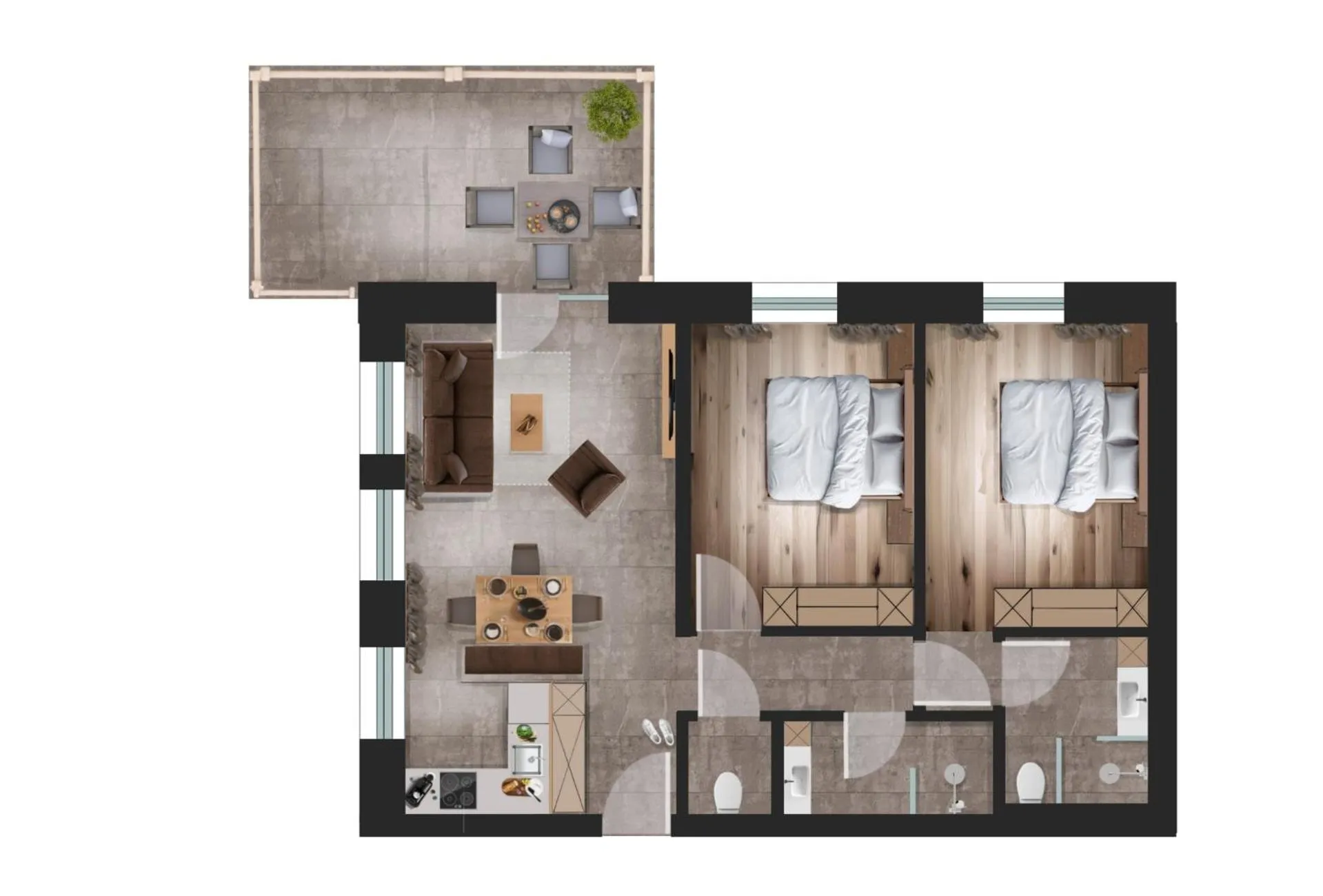 Floor plan in Arabella Retreat & Spa