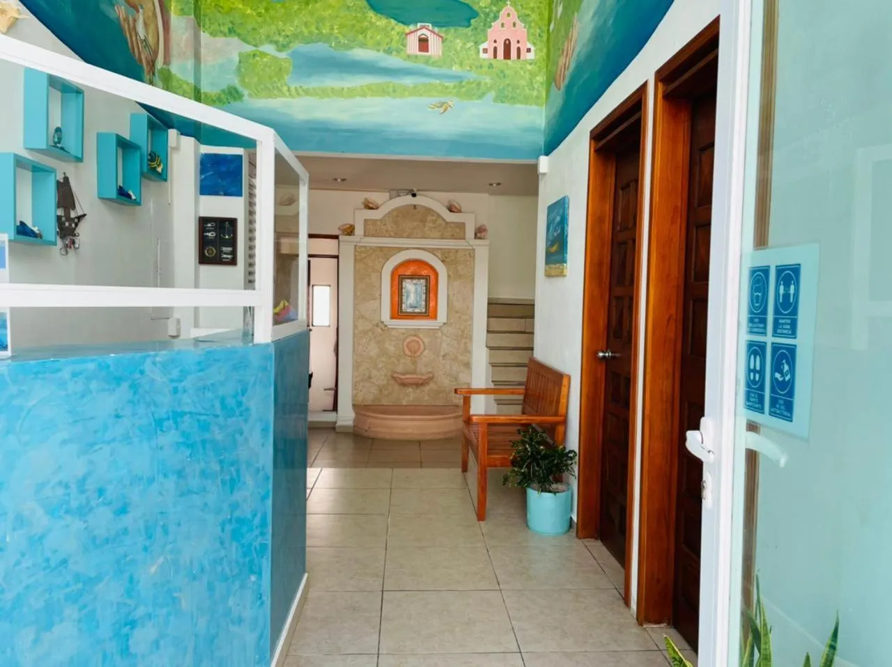 Lobby or reception in Habitación Amanecer Turquesa #5