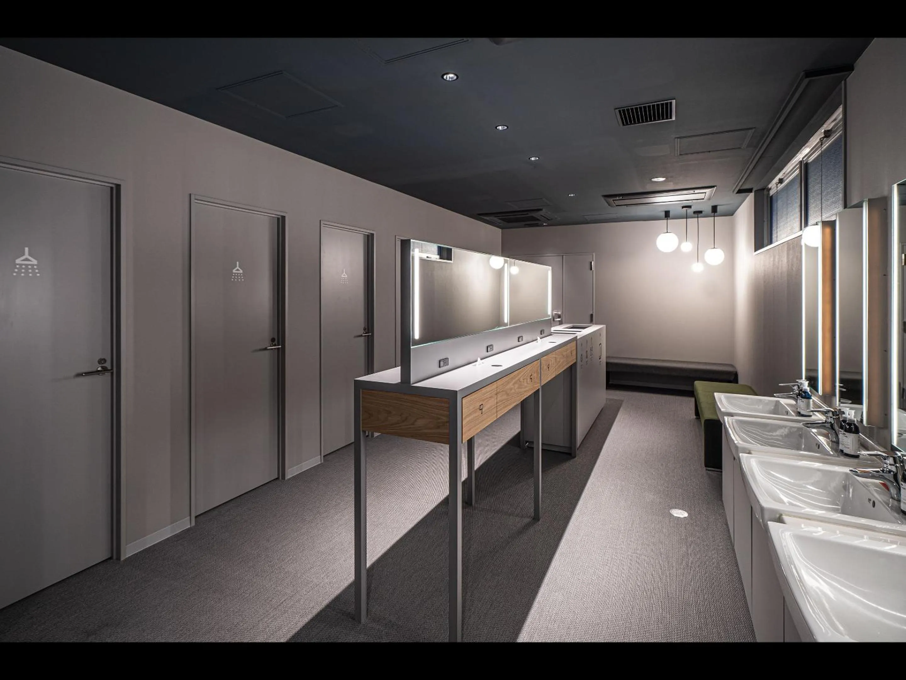 Shower in Capsule Plus Yokohama Sauna & Capsule