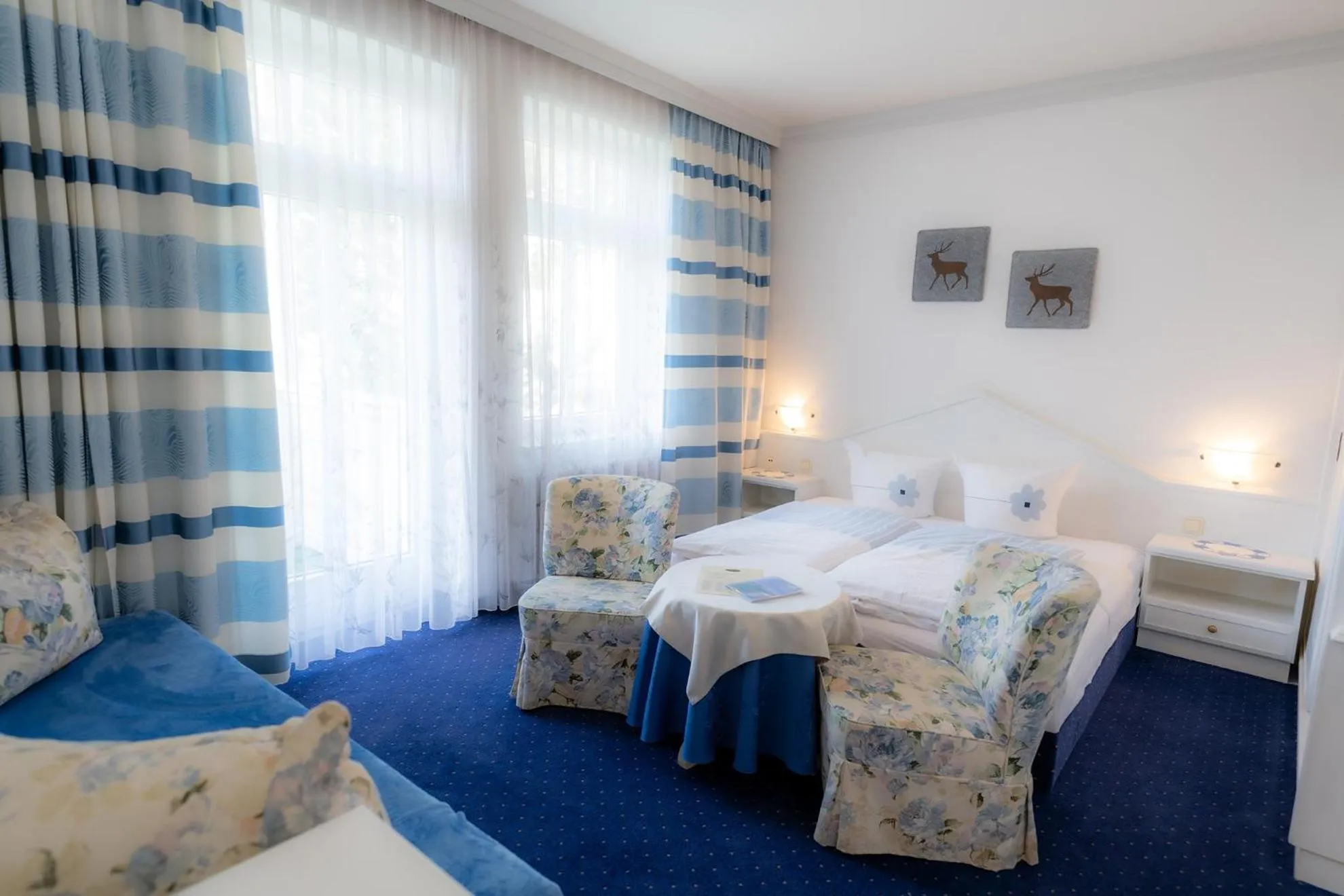 Bedroom, Bed in Hotel Garni Hubertus-Nostalgie & Charme