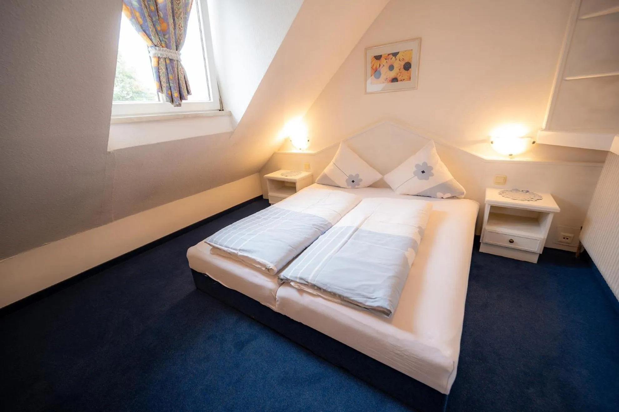 Bedroom, Bed in Hotel Garni Hubertus-Nostalgie & Charme