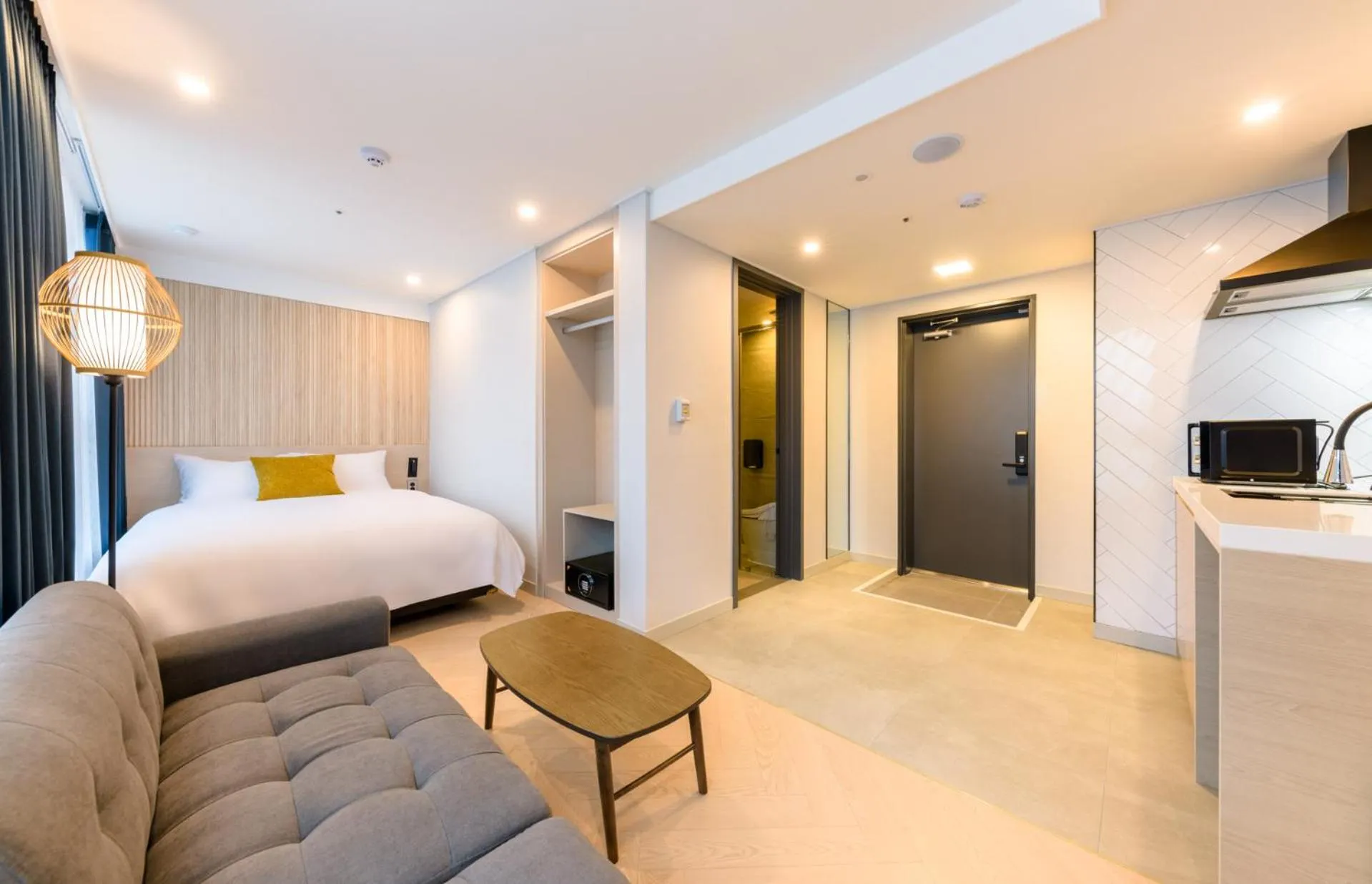 Bed in Ventimo Hotel & Residence Jeju