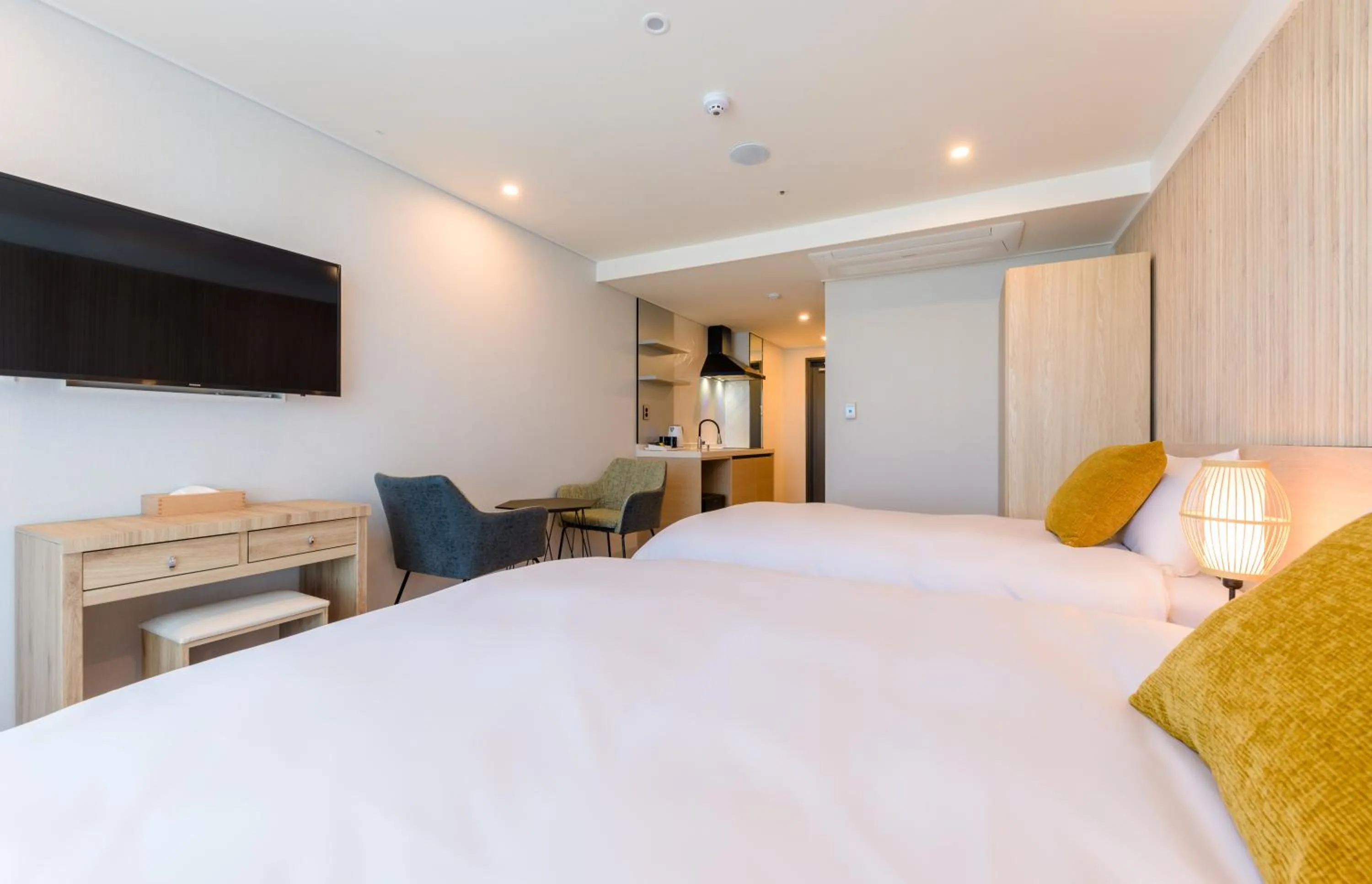 Bed in Ventimo Hotel & Residence Jeju