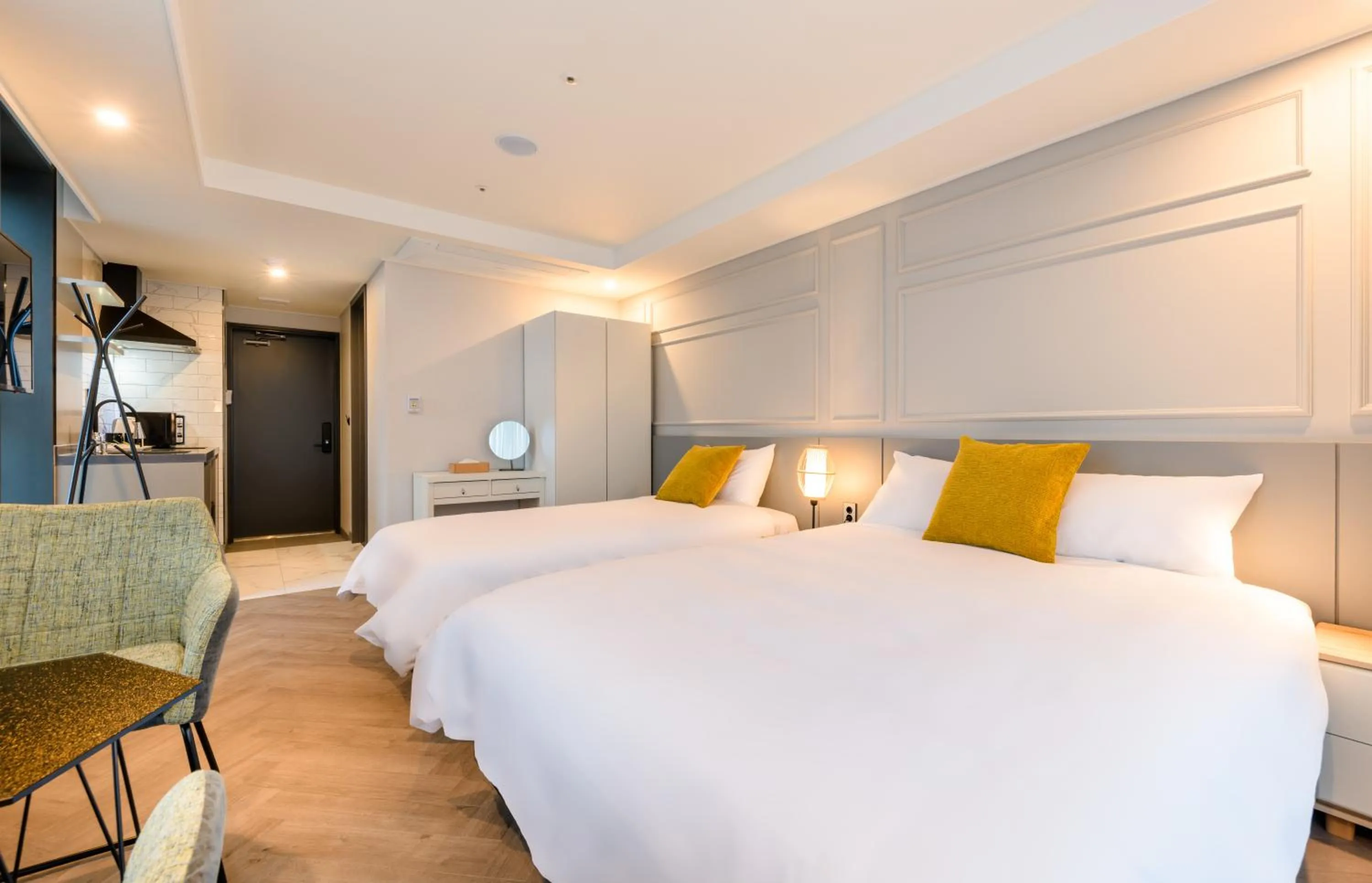 Bed in Ventimo Hotel & Residence Jeju