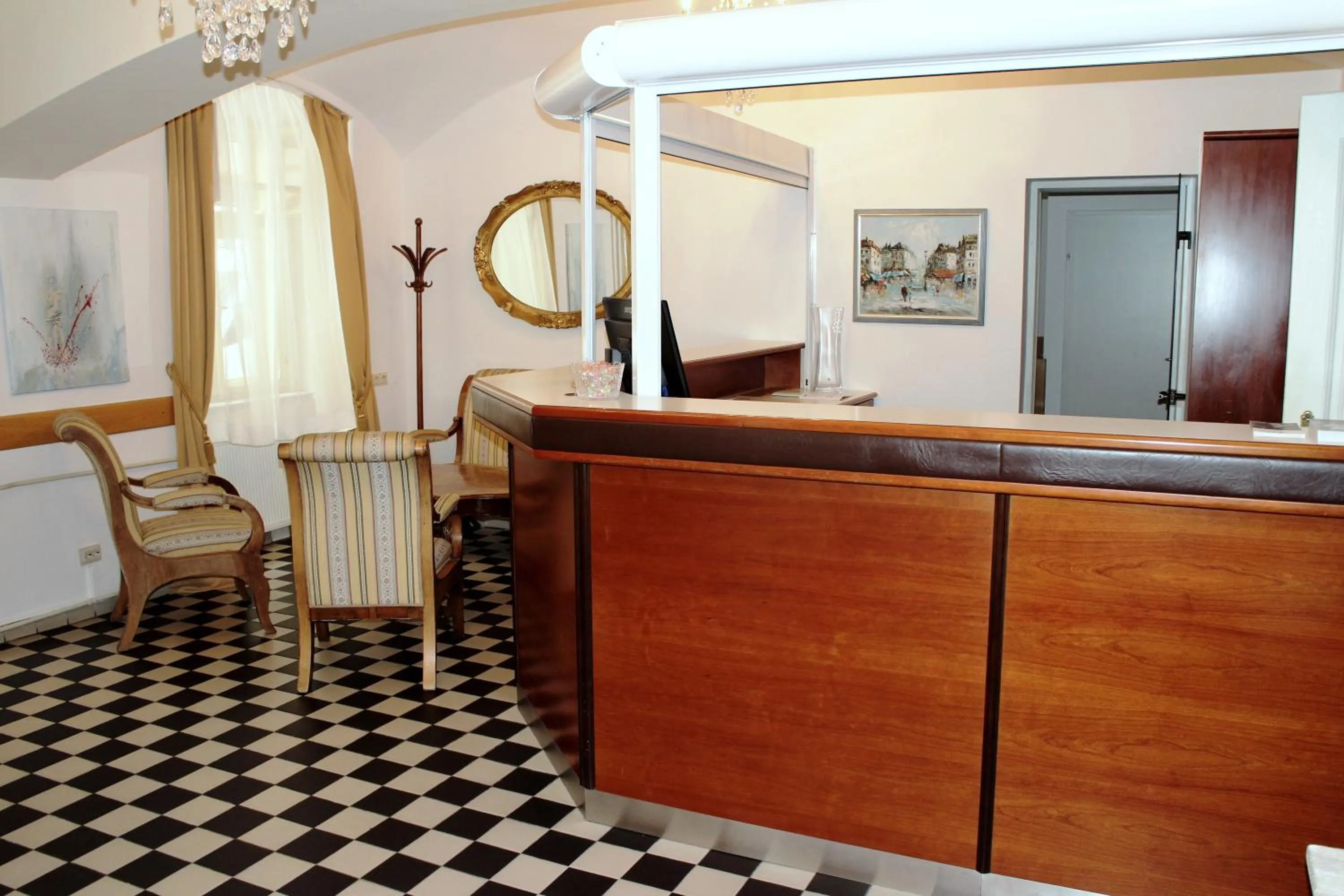 Lobby or reception in Hotel Graf Stadion