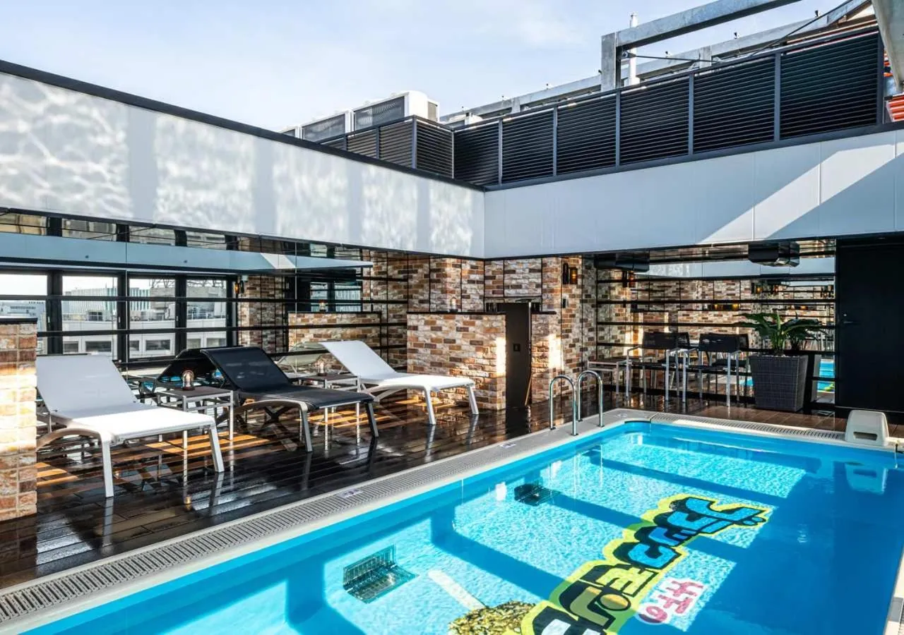 Pool view in APA Hotel & Resort Hakata Ekihigashi