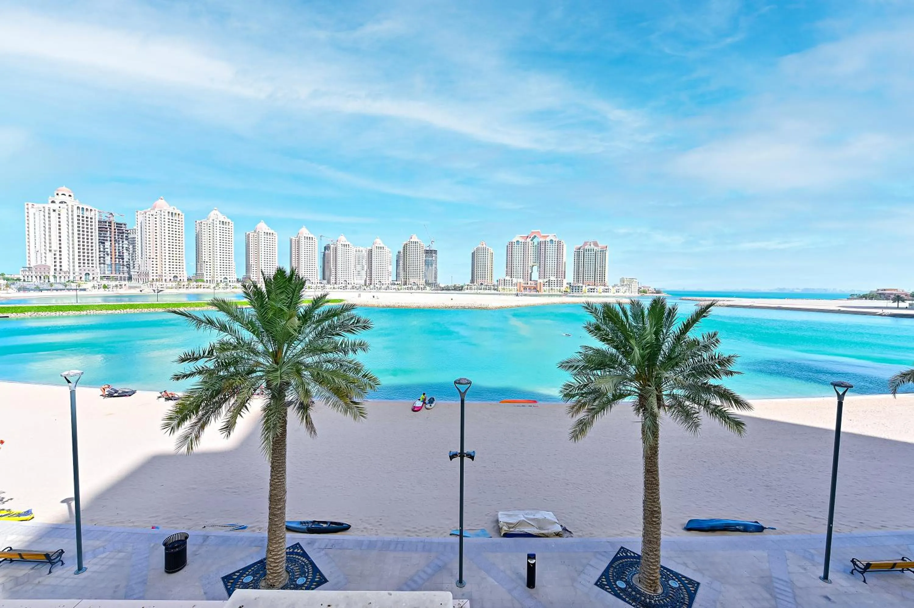 Beach in Retaj Baywalk Residence