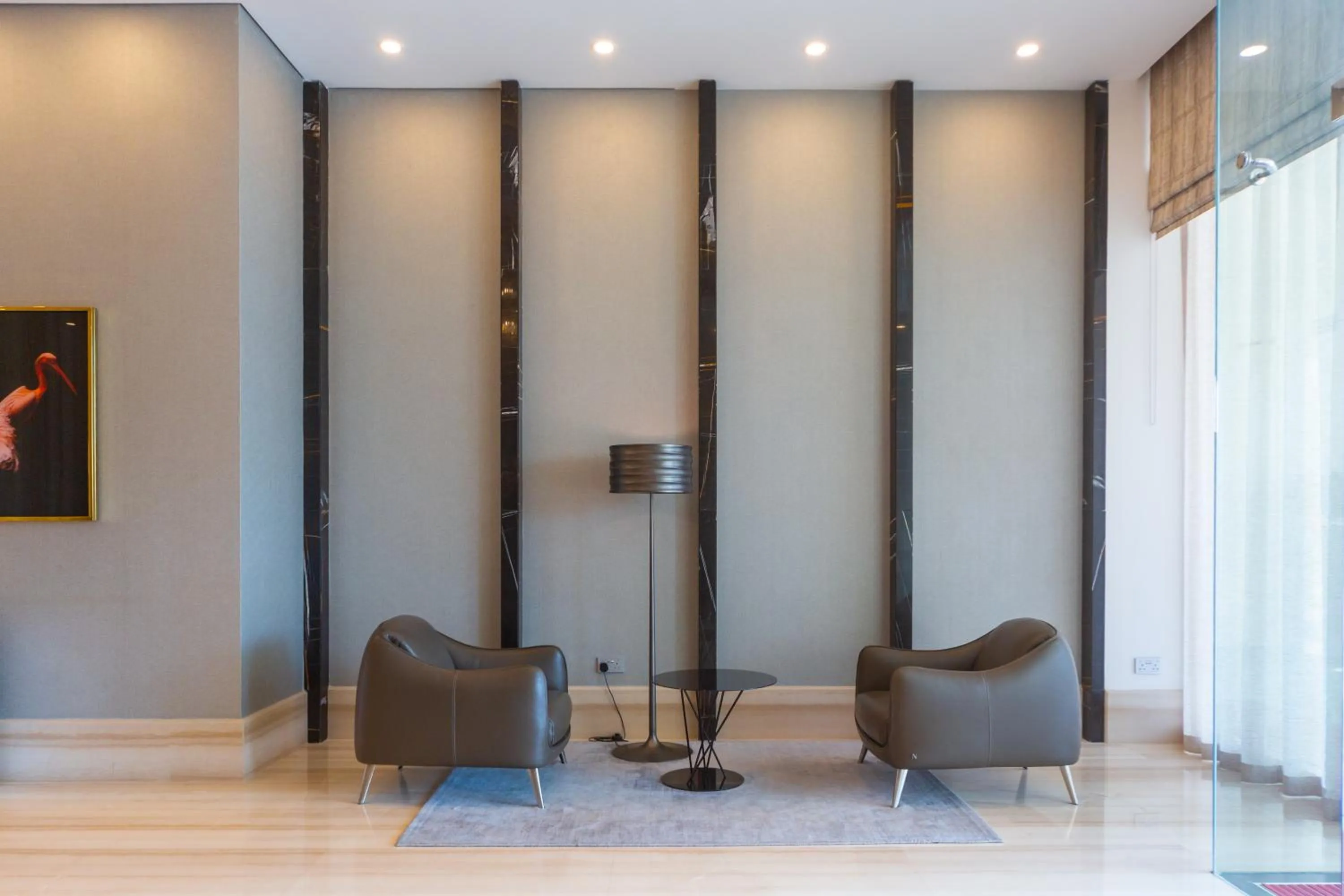 Seating area in Retaj Baywalk Residence