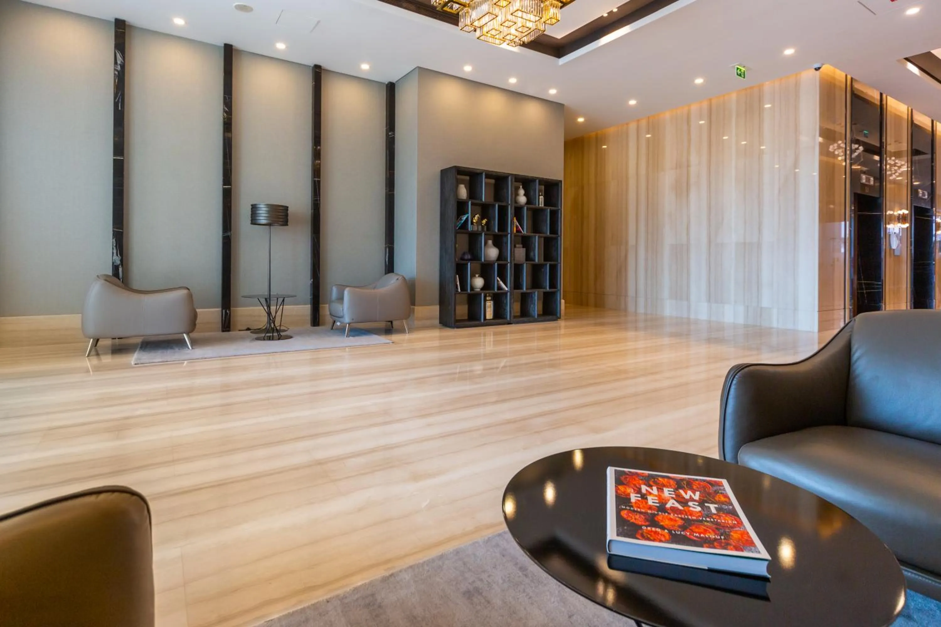 Seating area in Retaj Baywalk Residence