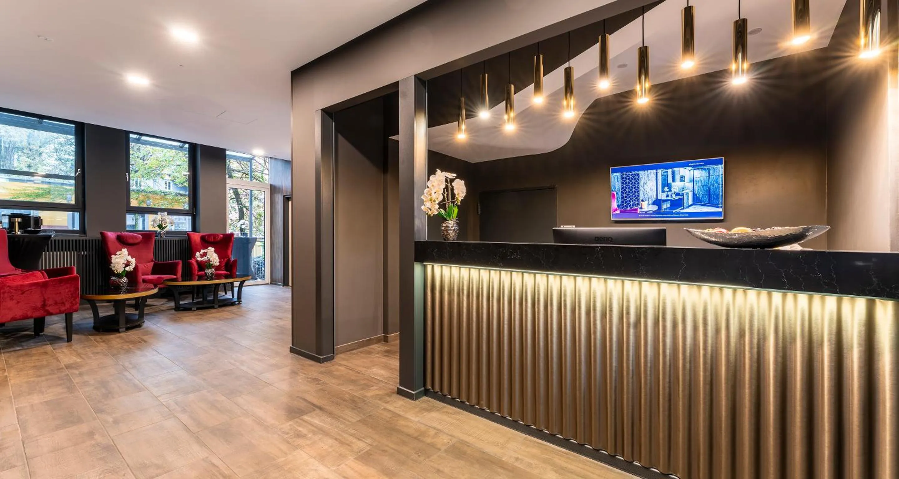 Lobby or reception in PLAZA INN Salzburg City