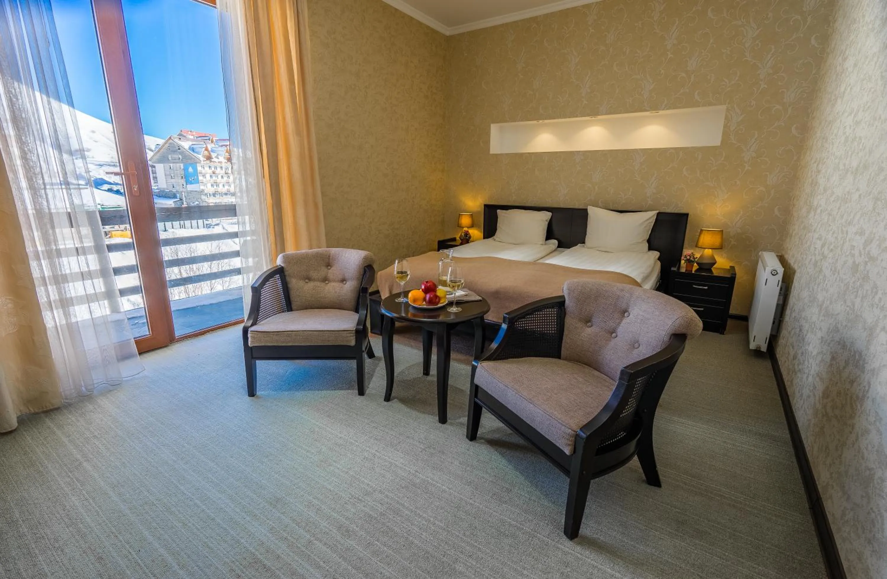 Bed in Hotel GoodAura