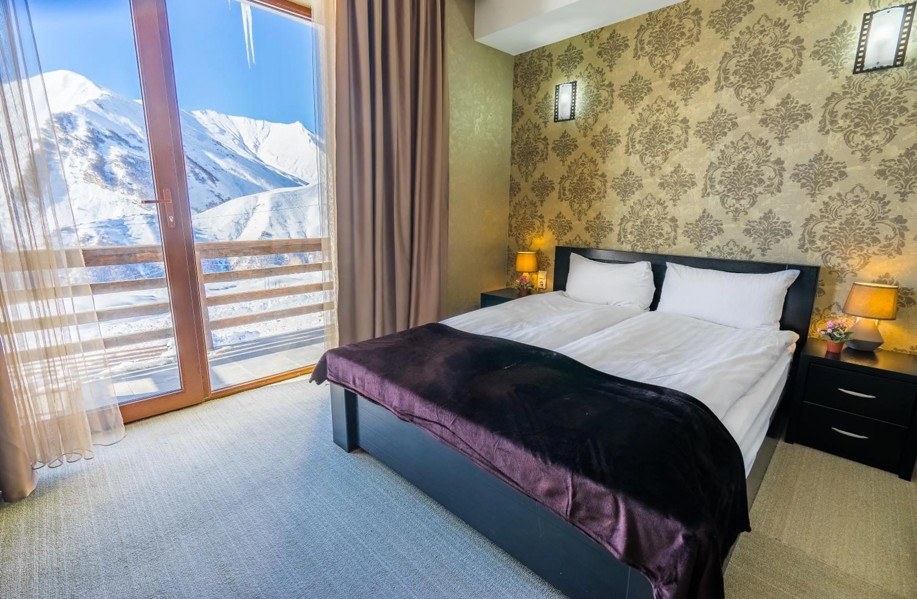 Bed in Hotel GoodAura