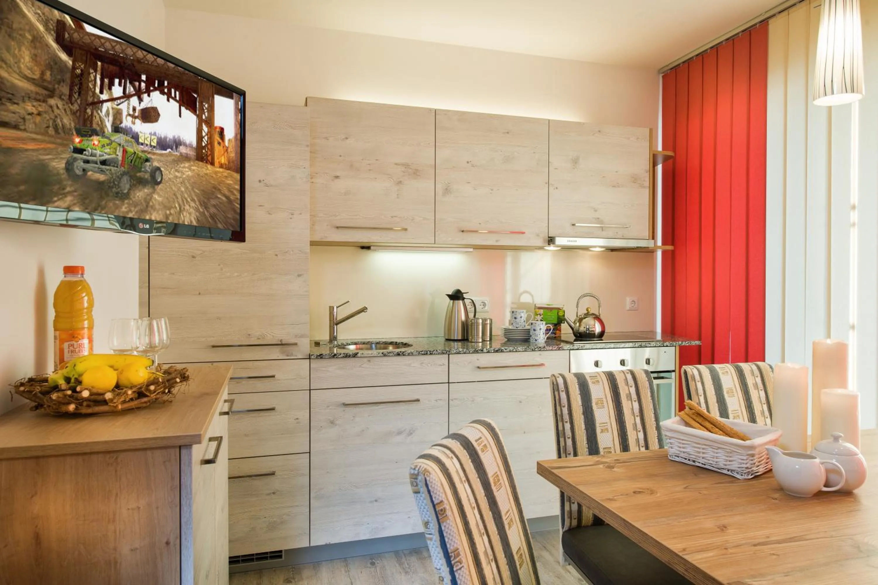 Kitchen or kitchenette in Bergparadies - inklusive Eintritt in die Alpentherme