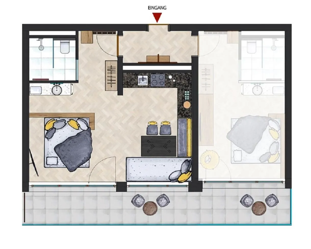 Floor plan in Bergparadies - inklusive Eintritt in die Alpentherme