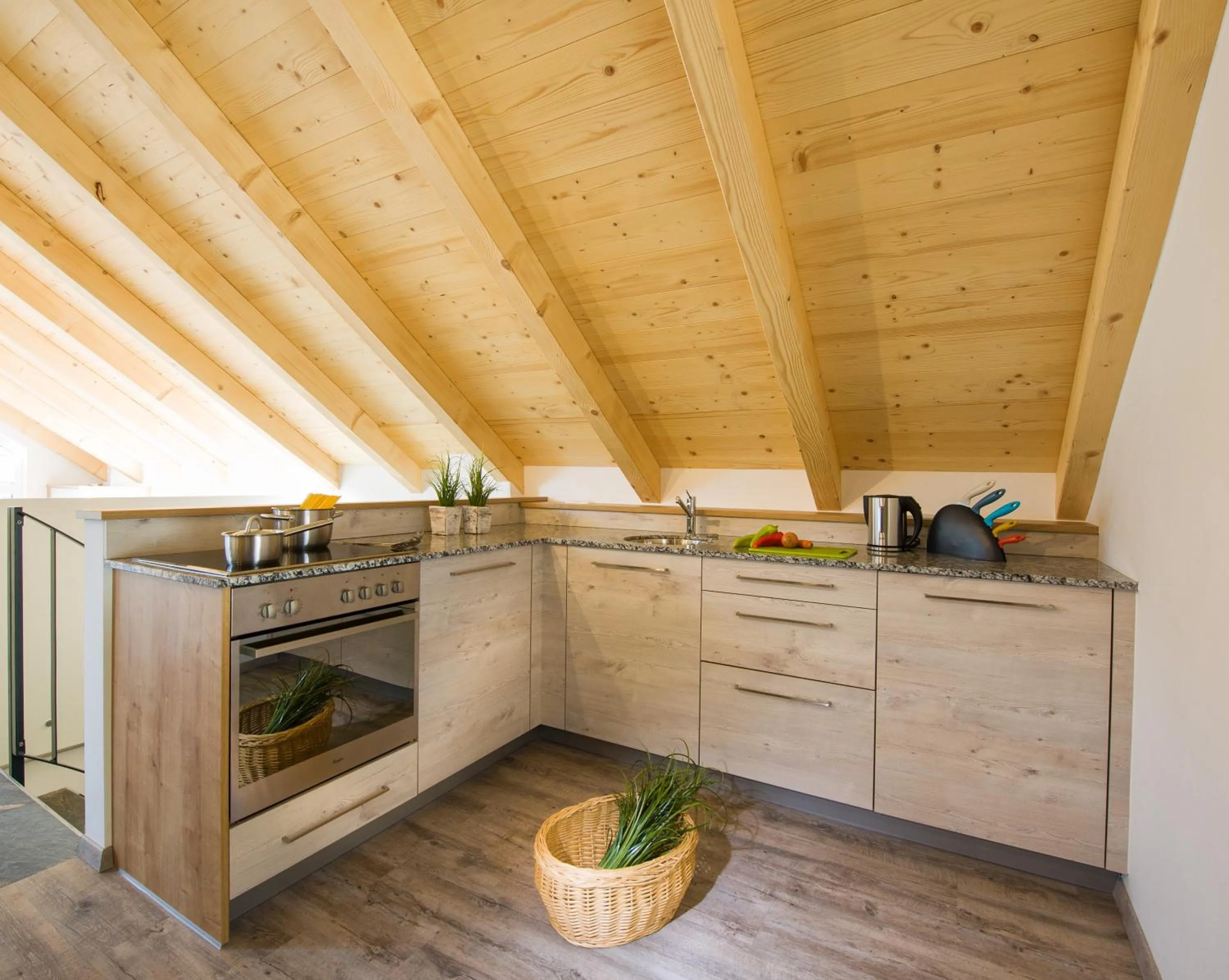 Kitchen or kitchenette in Bergparadies - inklusive Eintritt in die Alpentherme