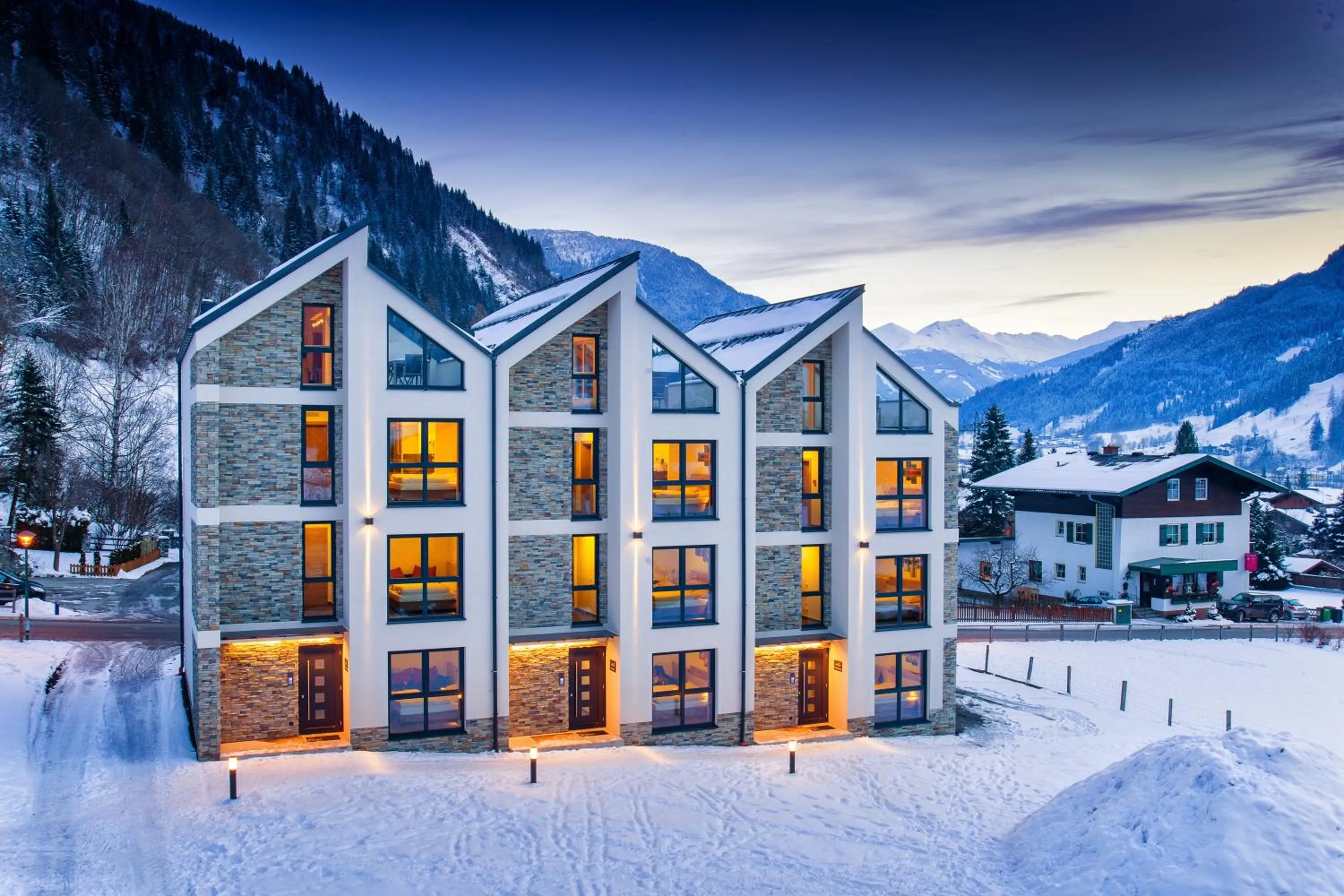 Facade/entrance in Bergparadies - inklusive Eintritt in die Alpentherme