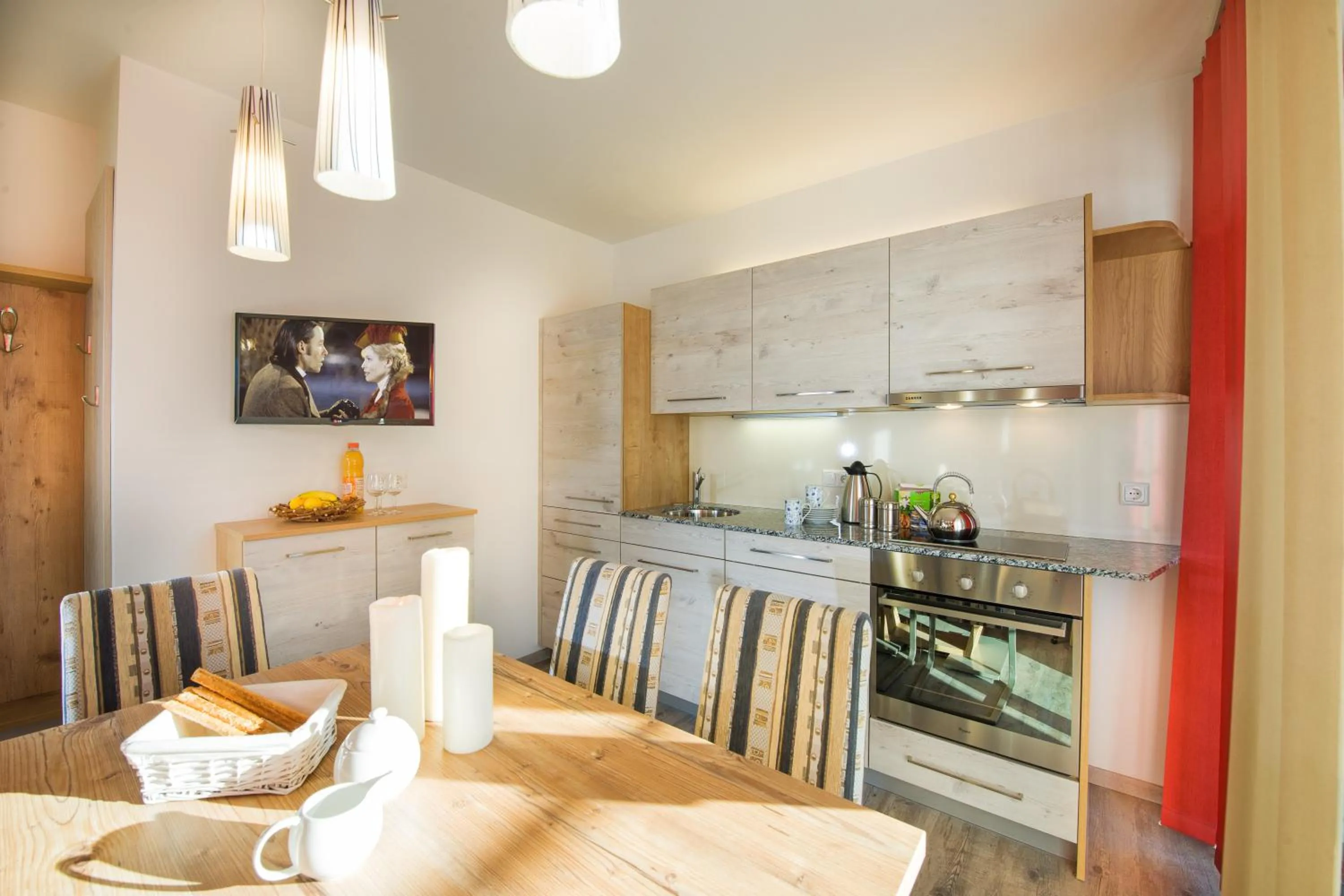 Kitchen or kitchenette in Bergparadies - inklusive Eintritt in die Alpentherme