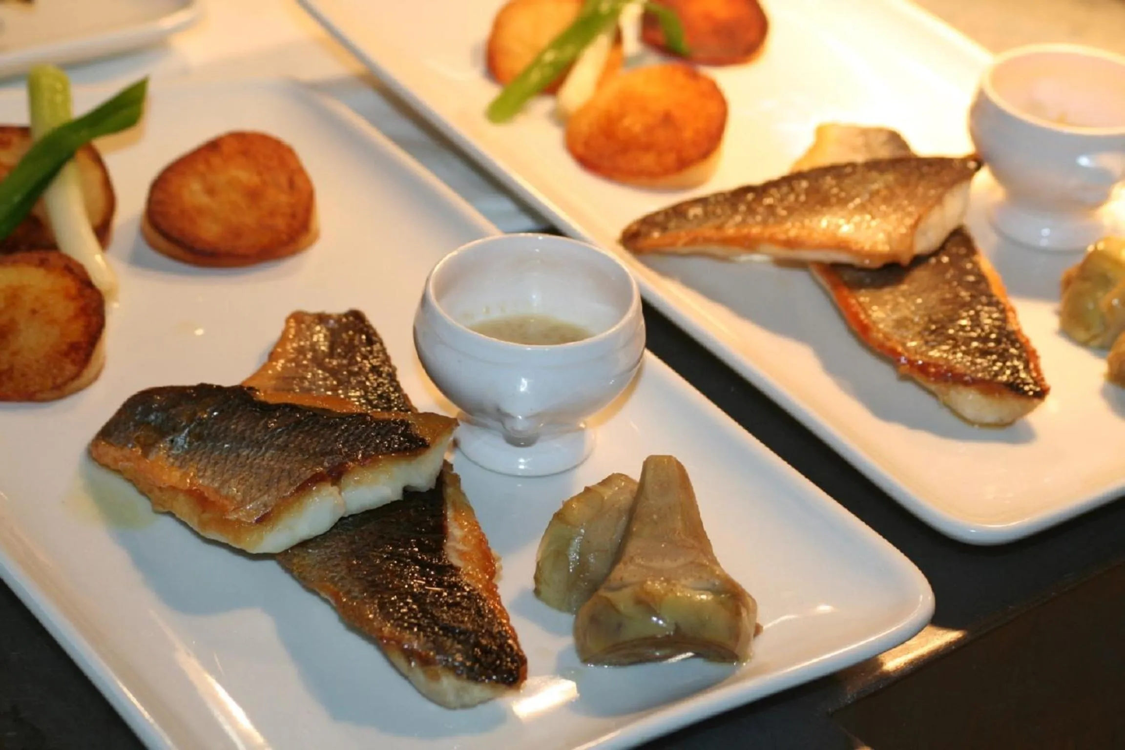 Food close-up in Hôtel Restaurant Logis Le Relais du Vivarais