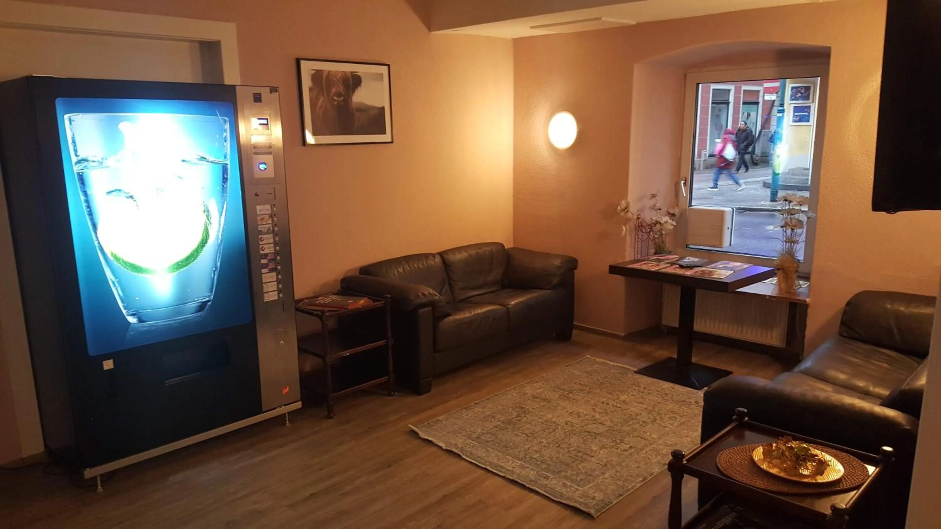 Seating area in Mama Muh Self-Check-in