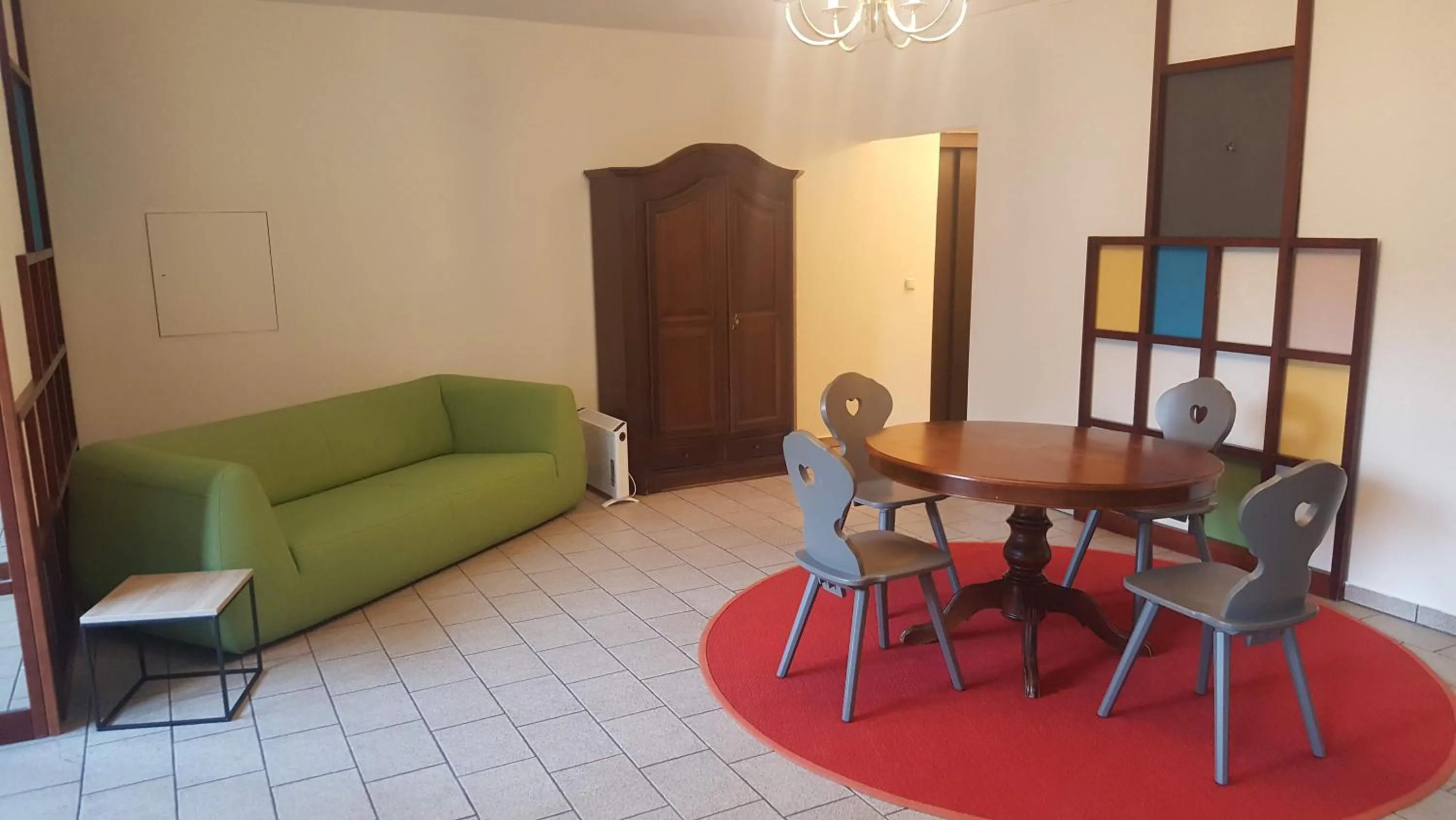 Seating area in Mama Muh Self-Check-in