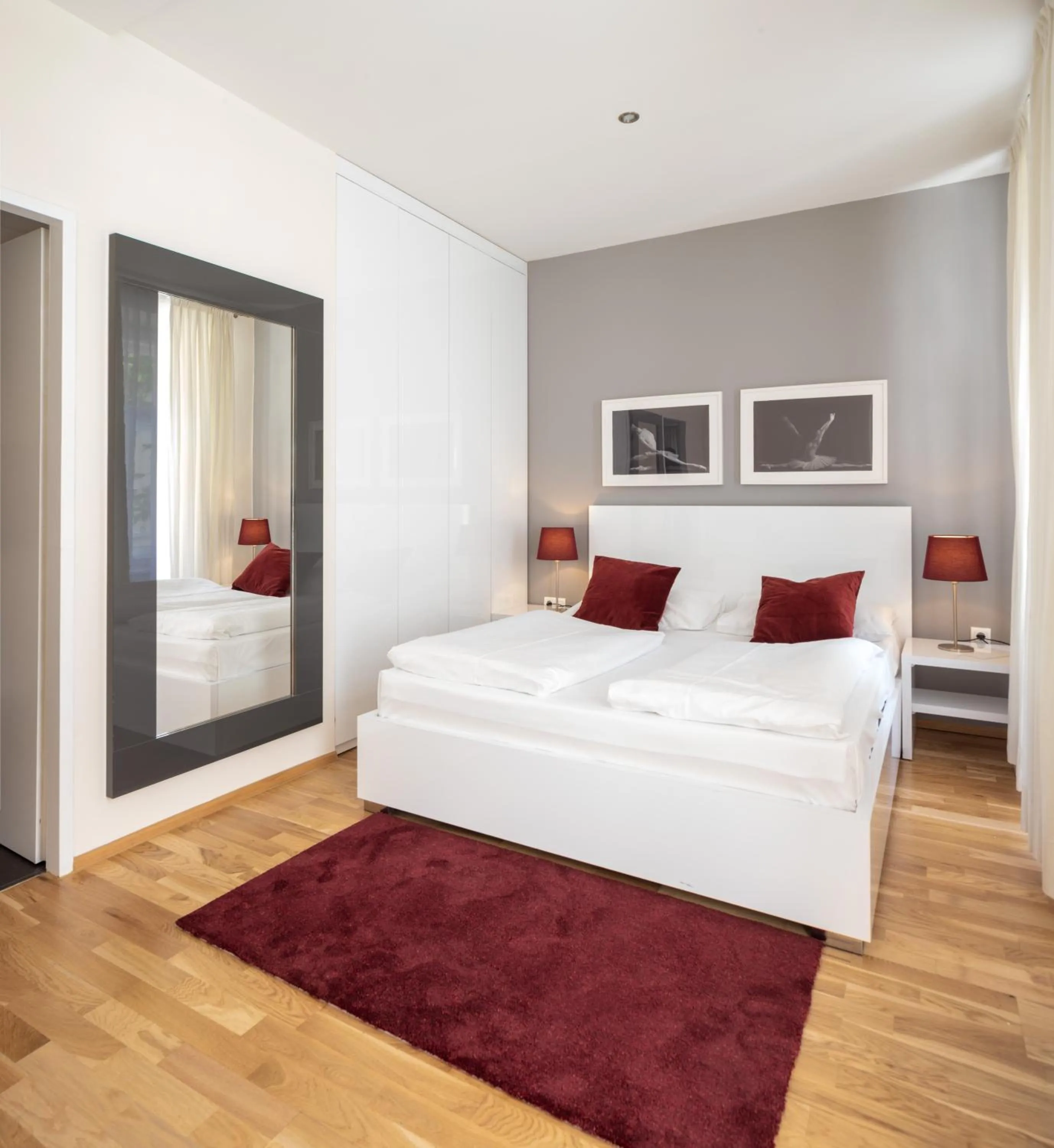 Bedroom, Bed in The Levante Rathaus Apartments