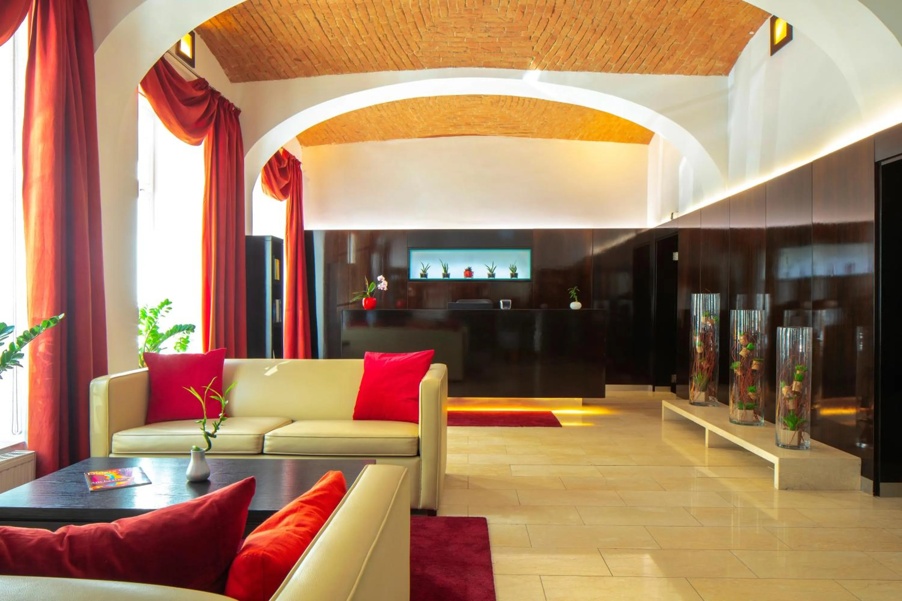 Lobby or reception in The Levante Rathaus Apartments