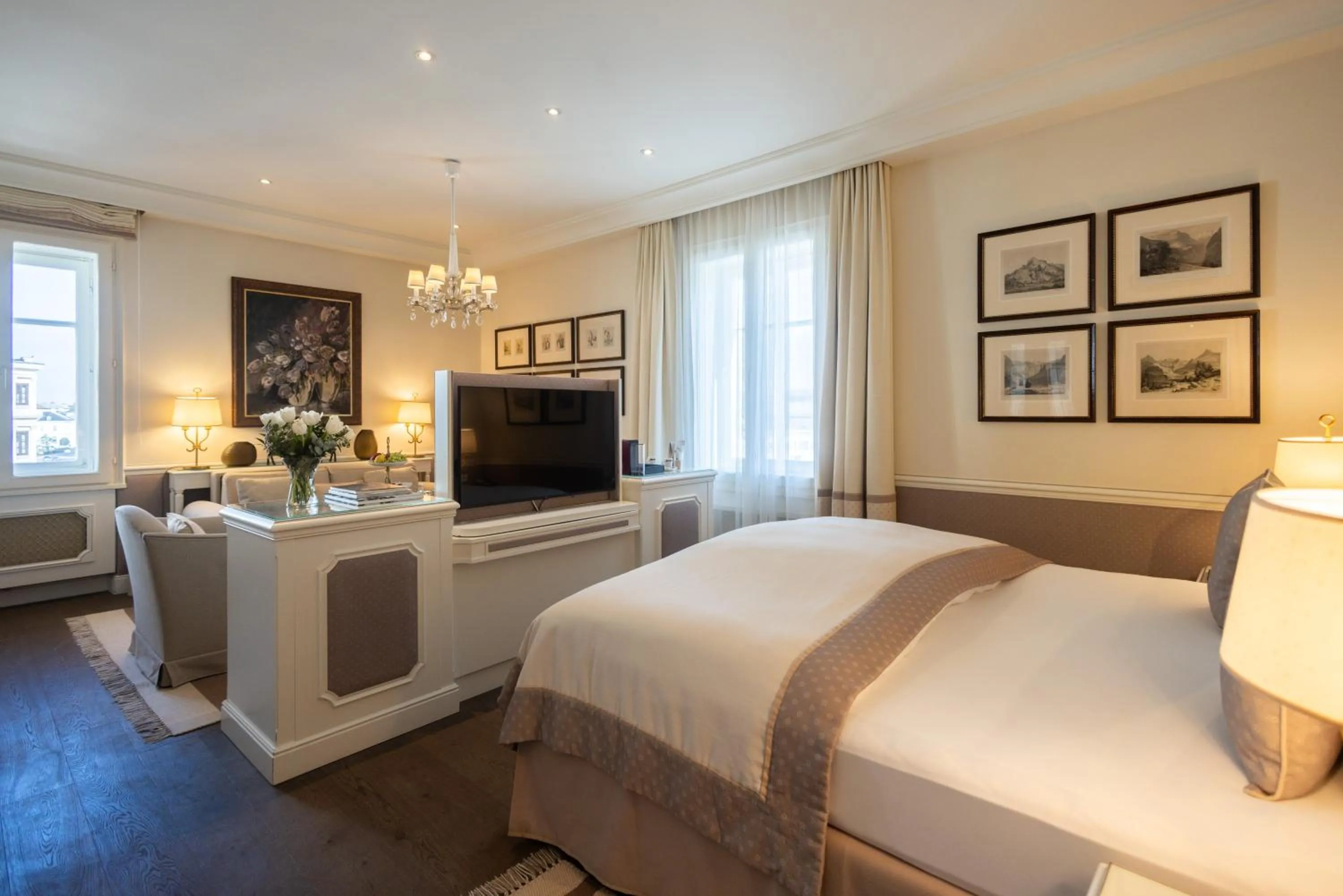 Bedroom, Bed in Hotel Sacher Salzburg