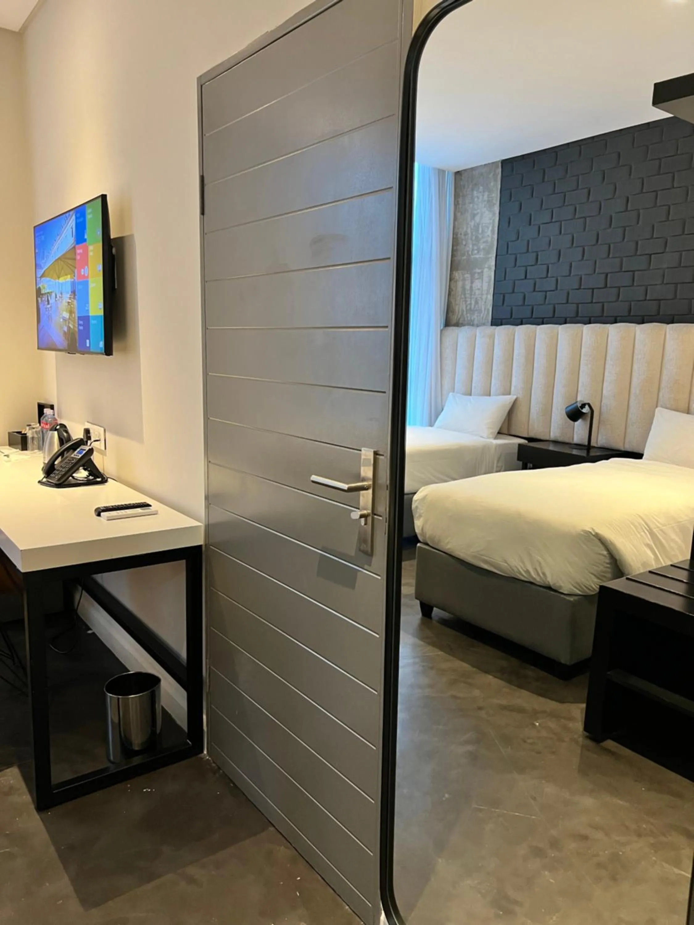 View (from property/room), Bed in The Urban Hotel Lusaka