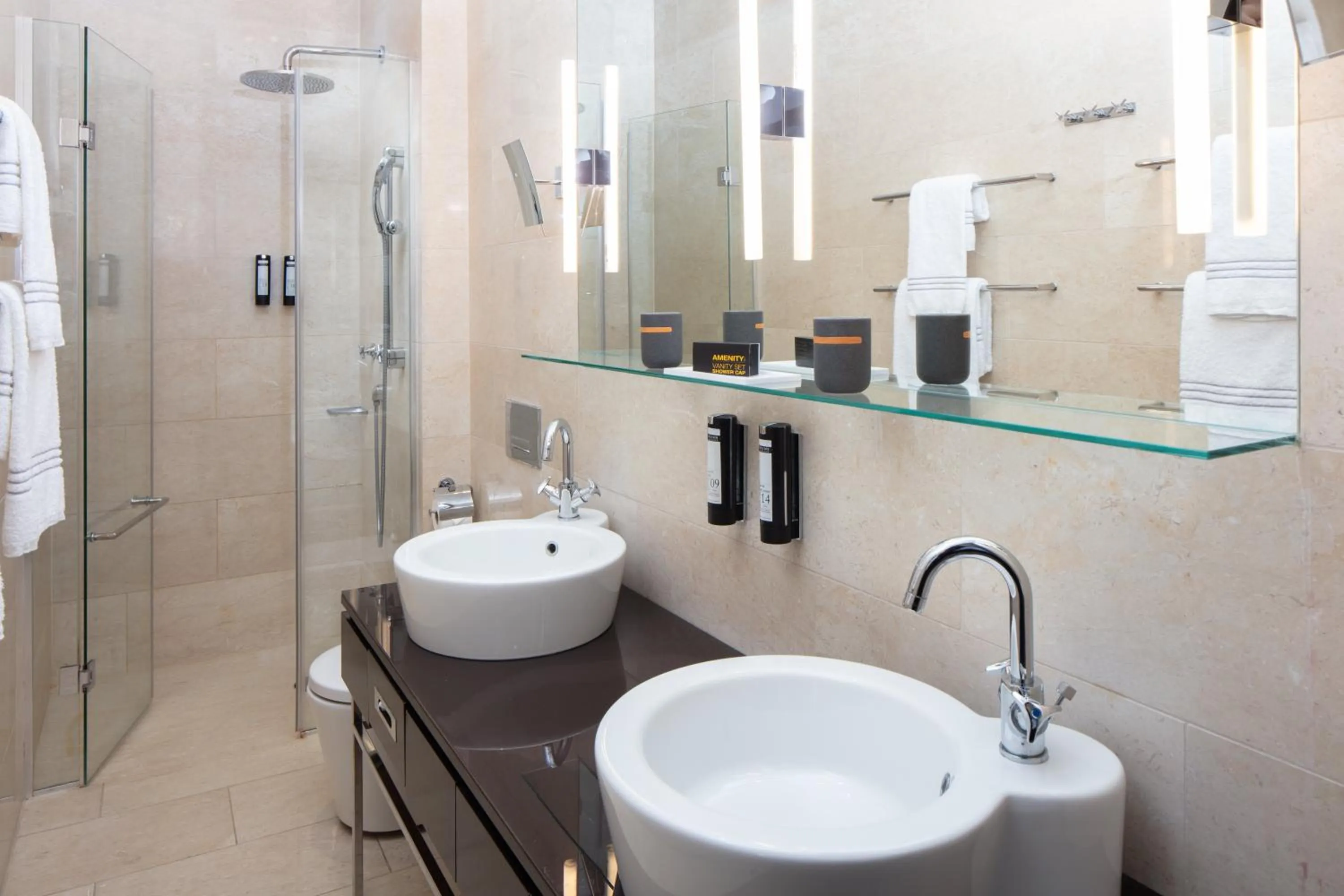 Shower in The Levante Parliament A Design Hotel