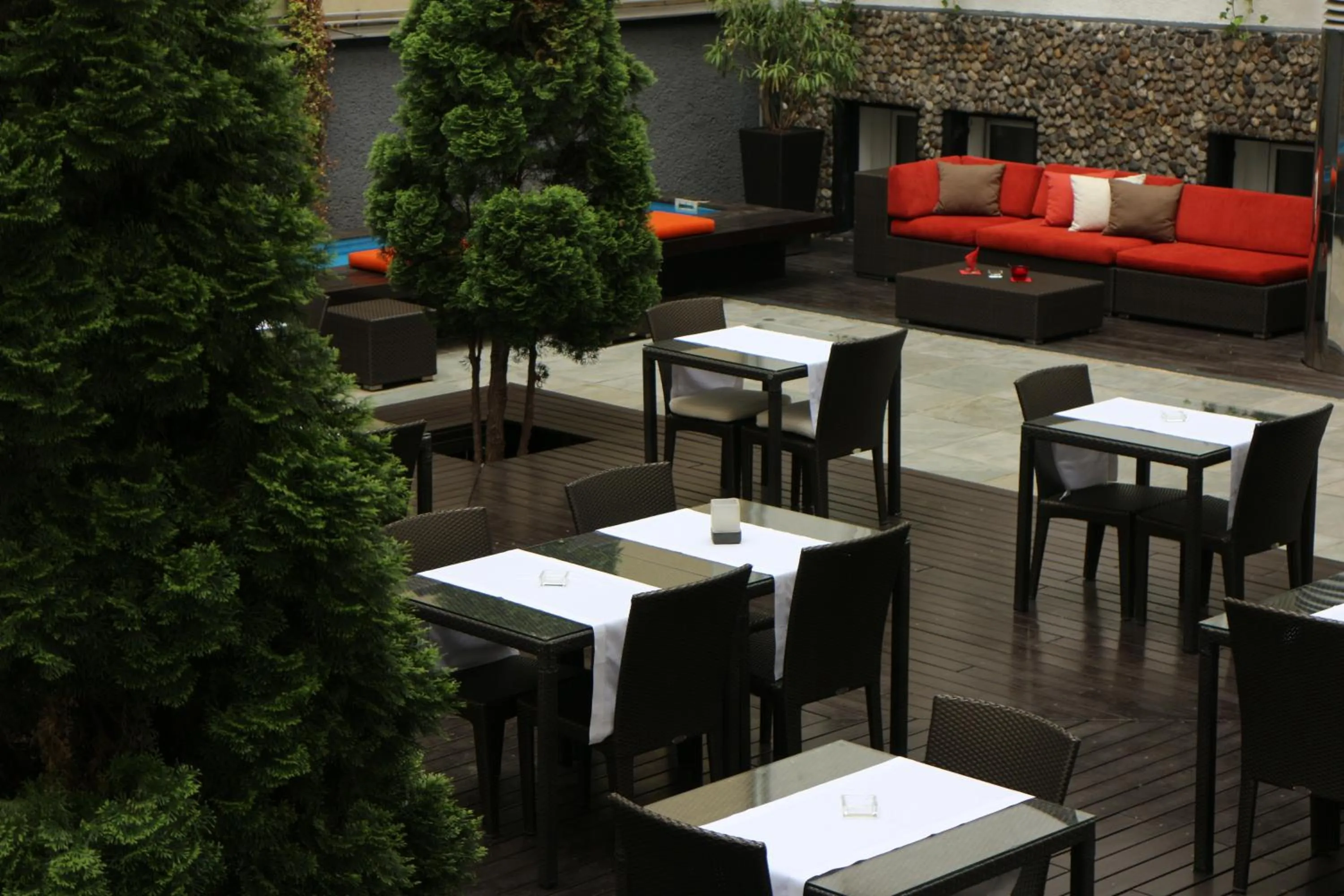 Patio in The Levante Parliament A Design Hotel