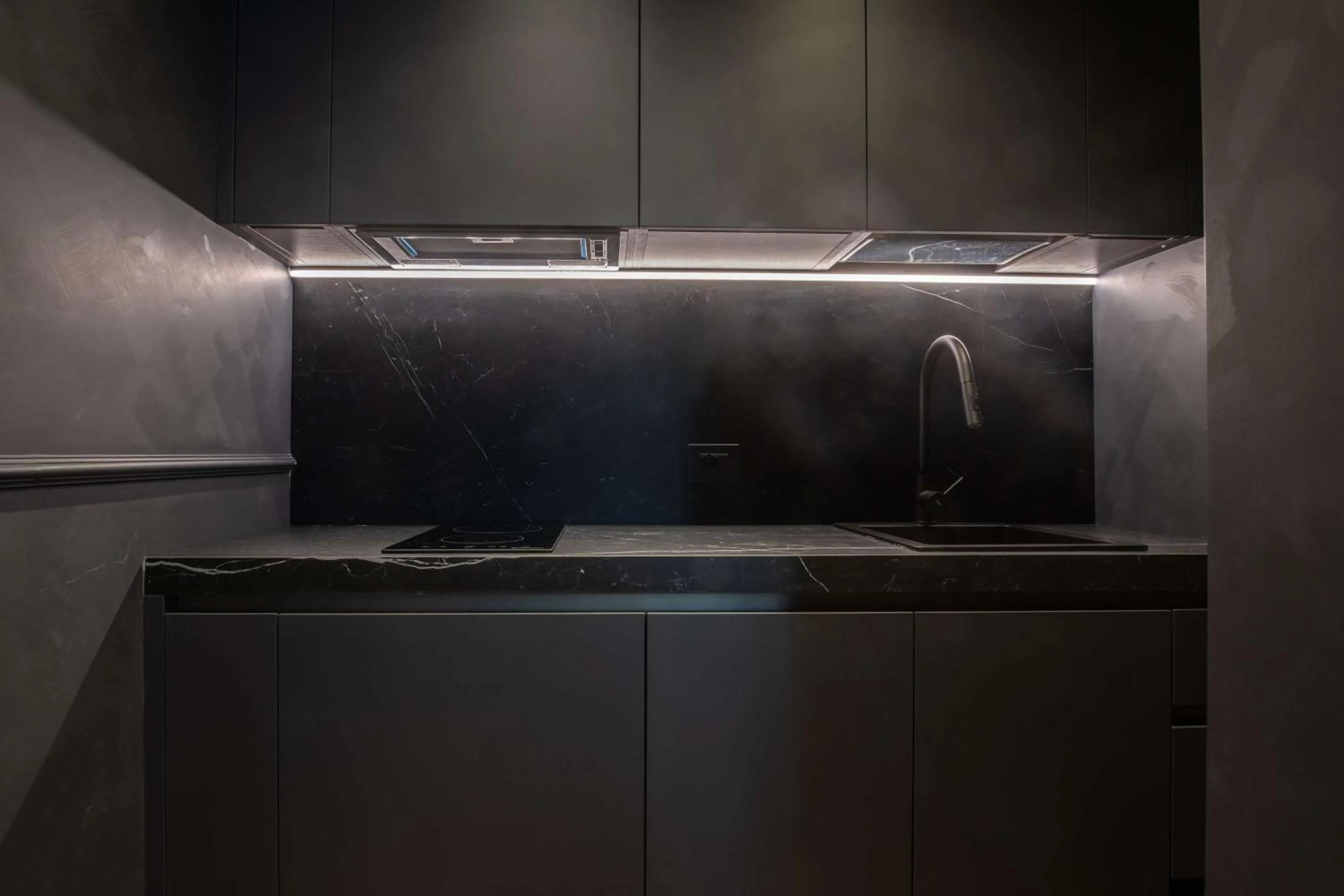 Kitchen or kitchenette in Luxury Apartments Palazzo Nani