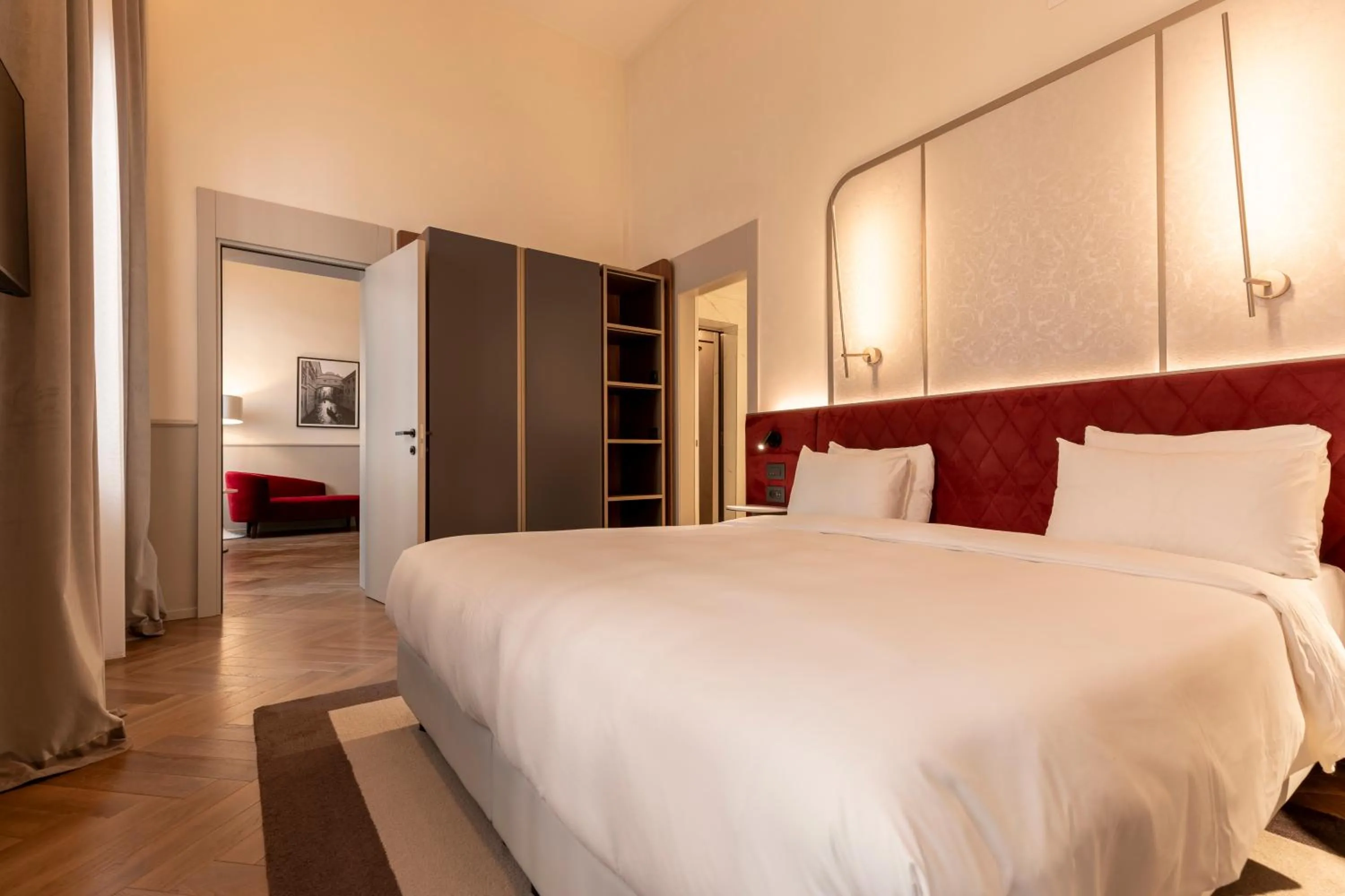 Bed in Luxury Apartments Palazzo Nani