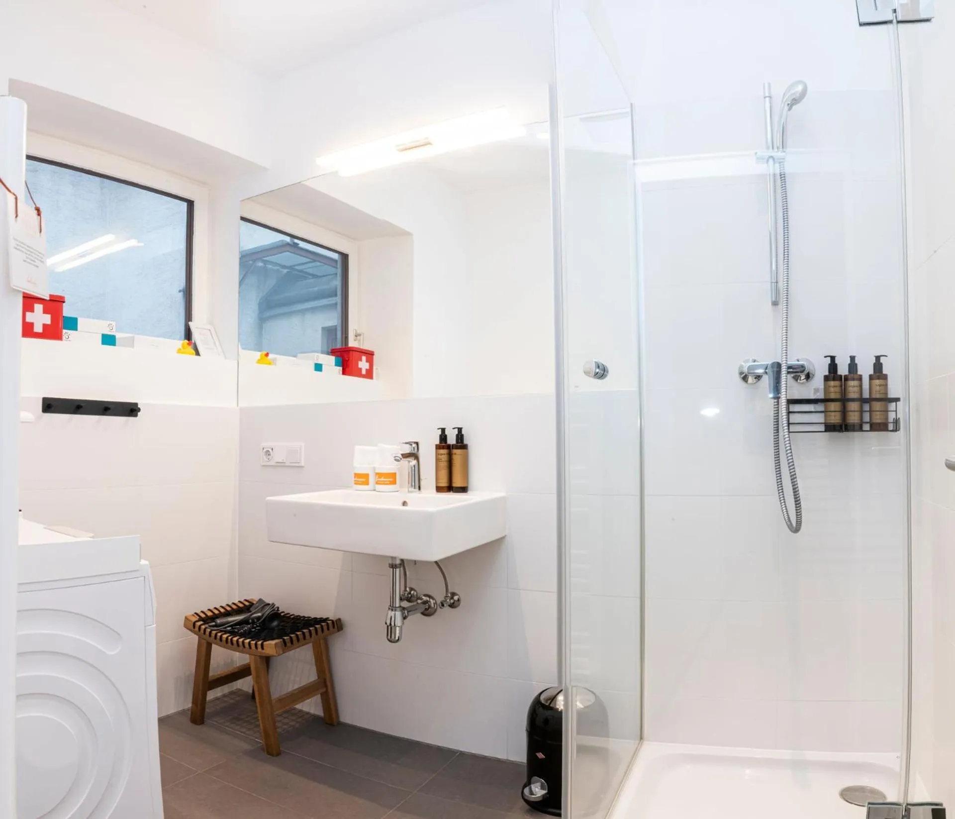 Shower in Buxbaum Beletage Design & Boutique Hotel