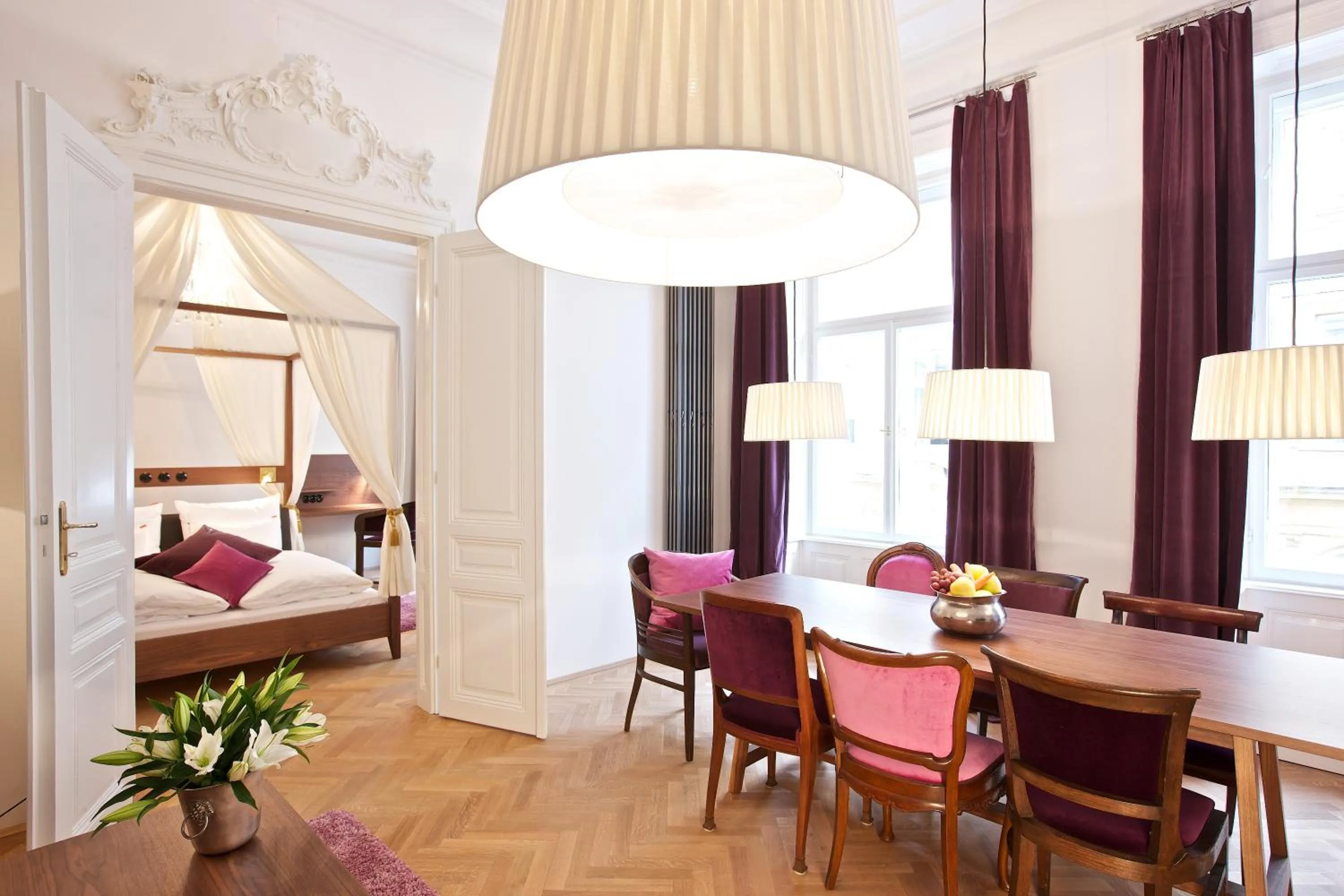 Bed in Buxbaum Beletage Design & Boutique Hotel