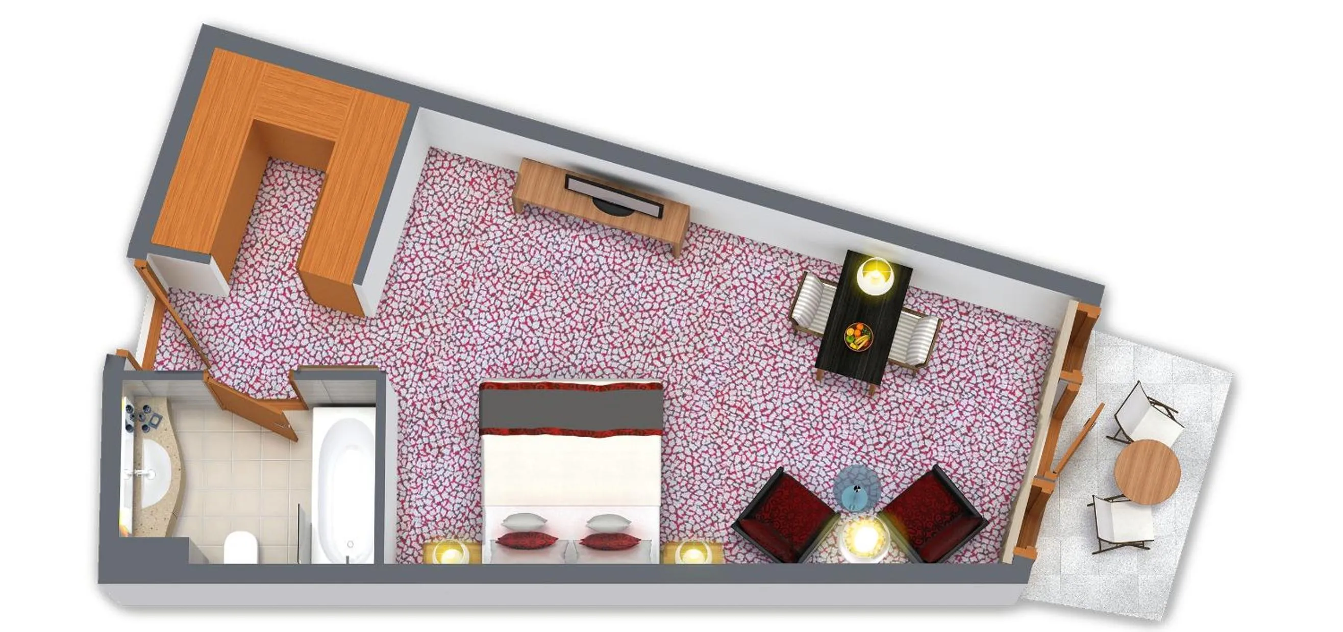 Photo of the whole room in aja Fürstenhaus am Achensee