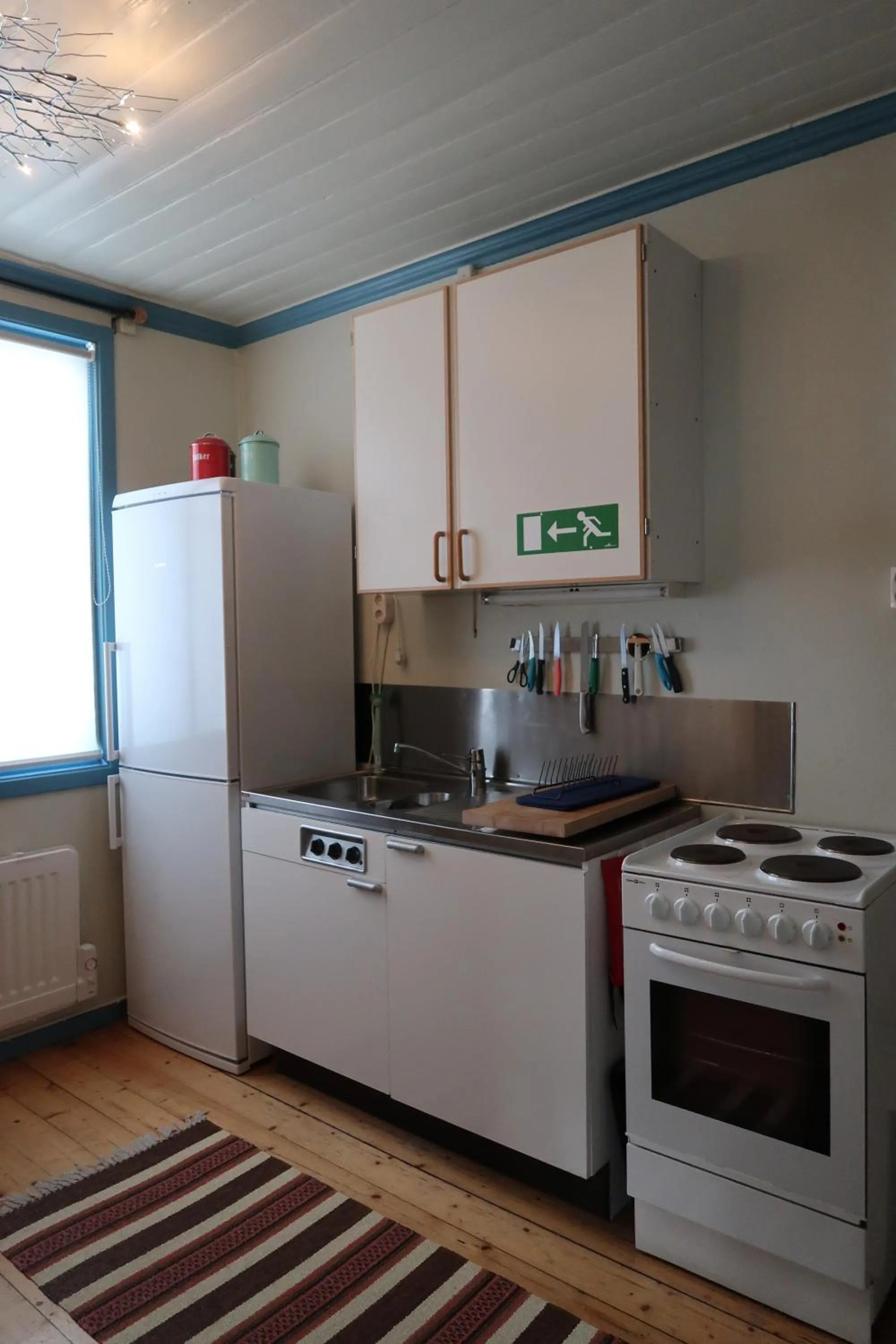 Kitchen or kitchenette in Hammarstrand B&B och lägenhet