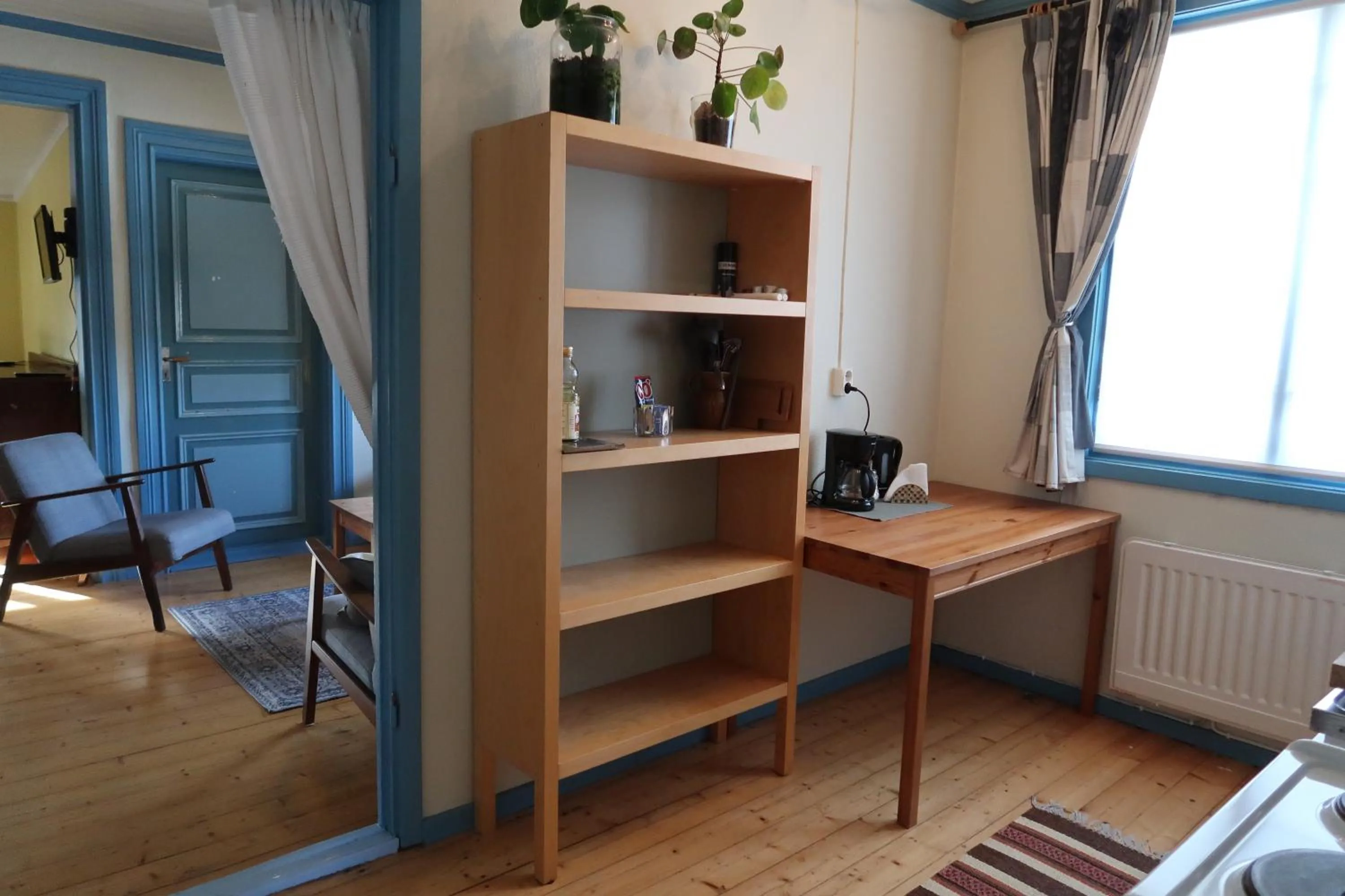 Kitchen or kitchenette in Hammarstrand B&B och lägenhet