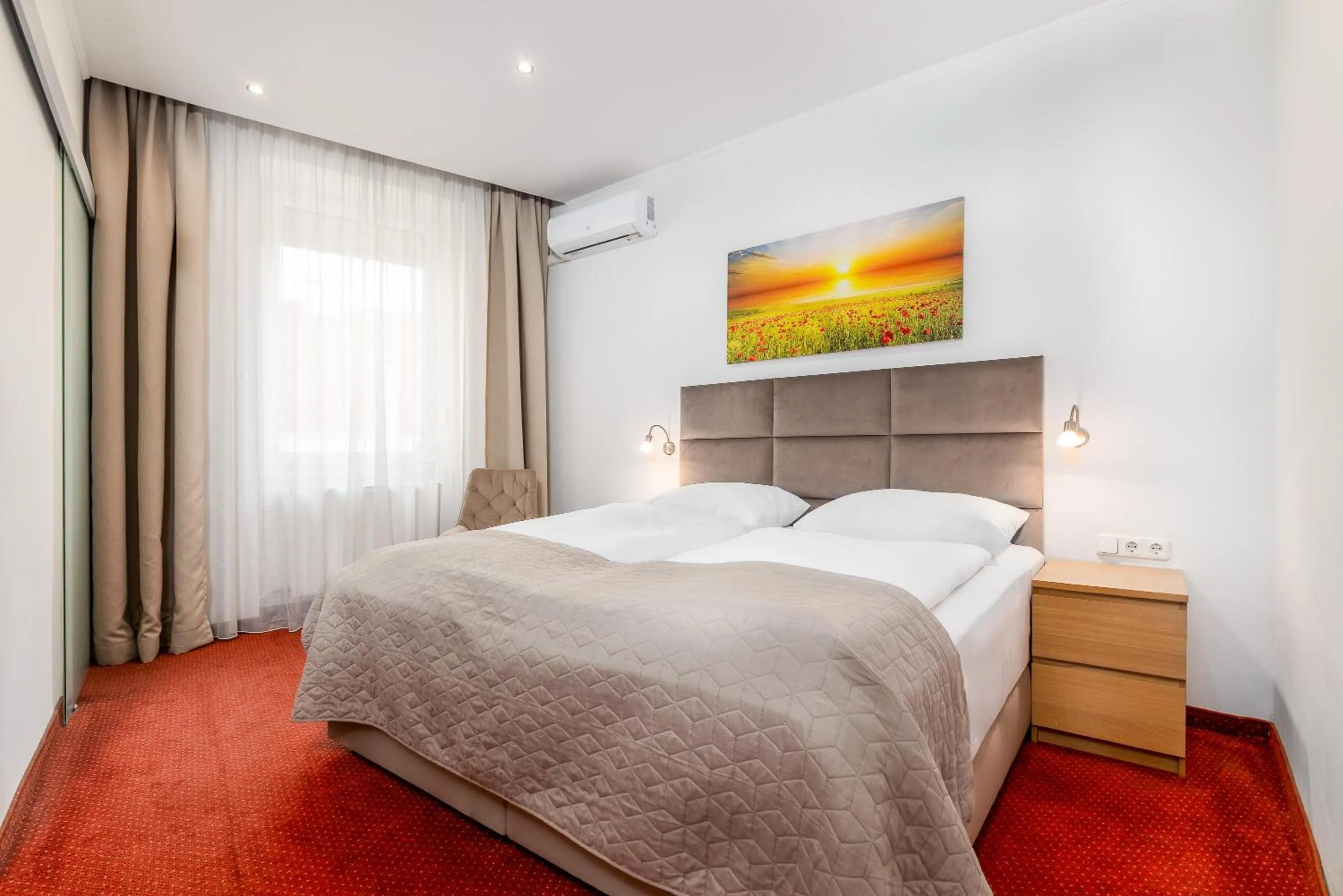 Bed in Hotel Zentral