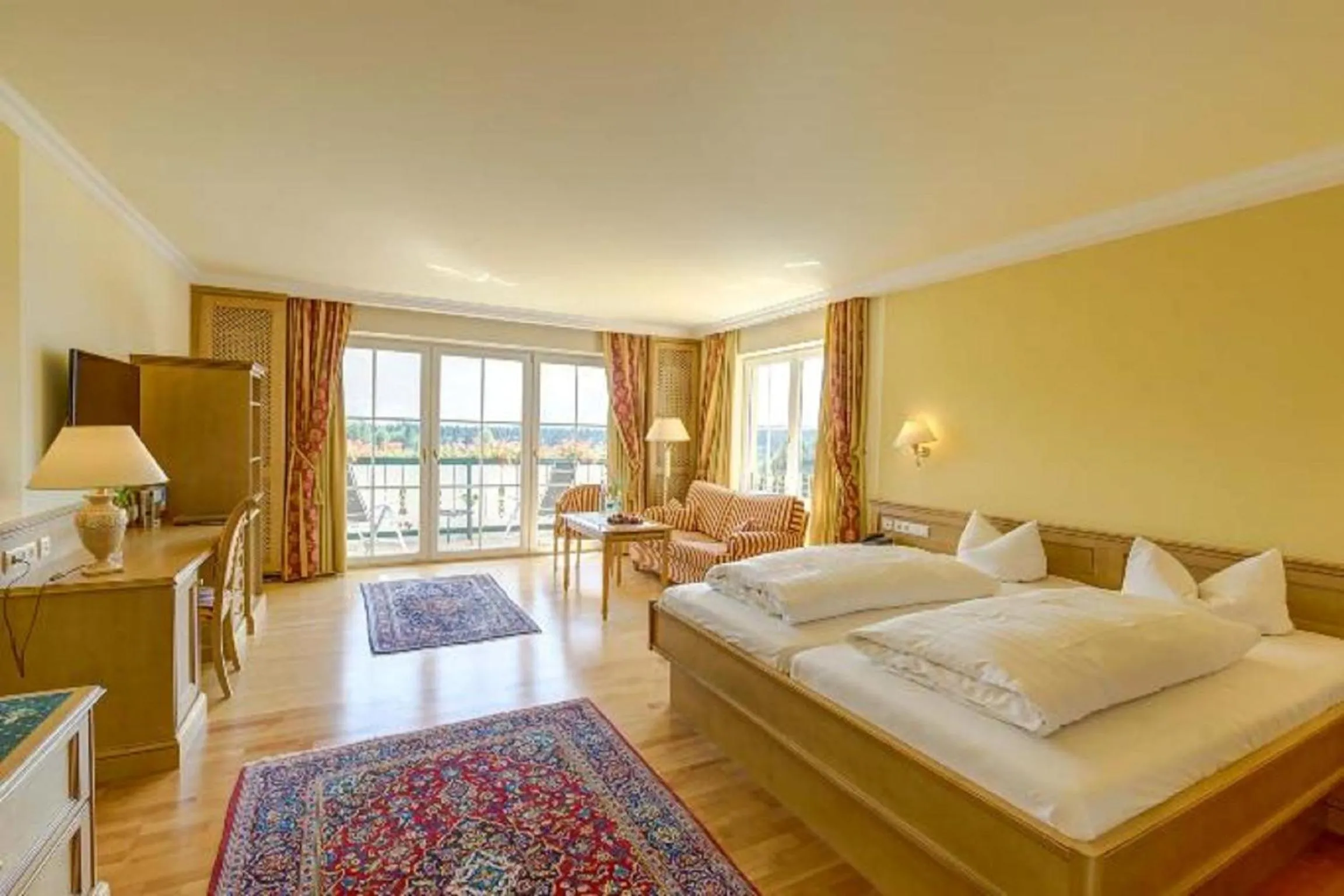 Bed in Alpenhotel Speckbacher Hof