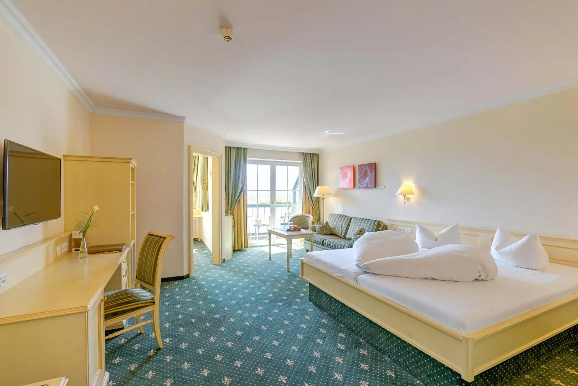 Bed in Alpenhotel Speckbacher Hof