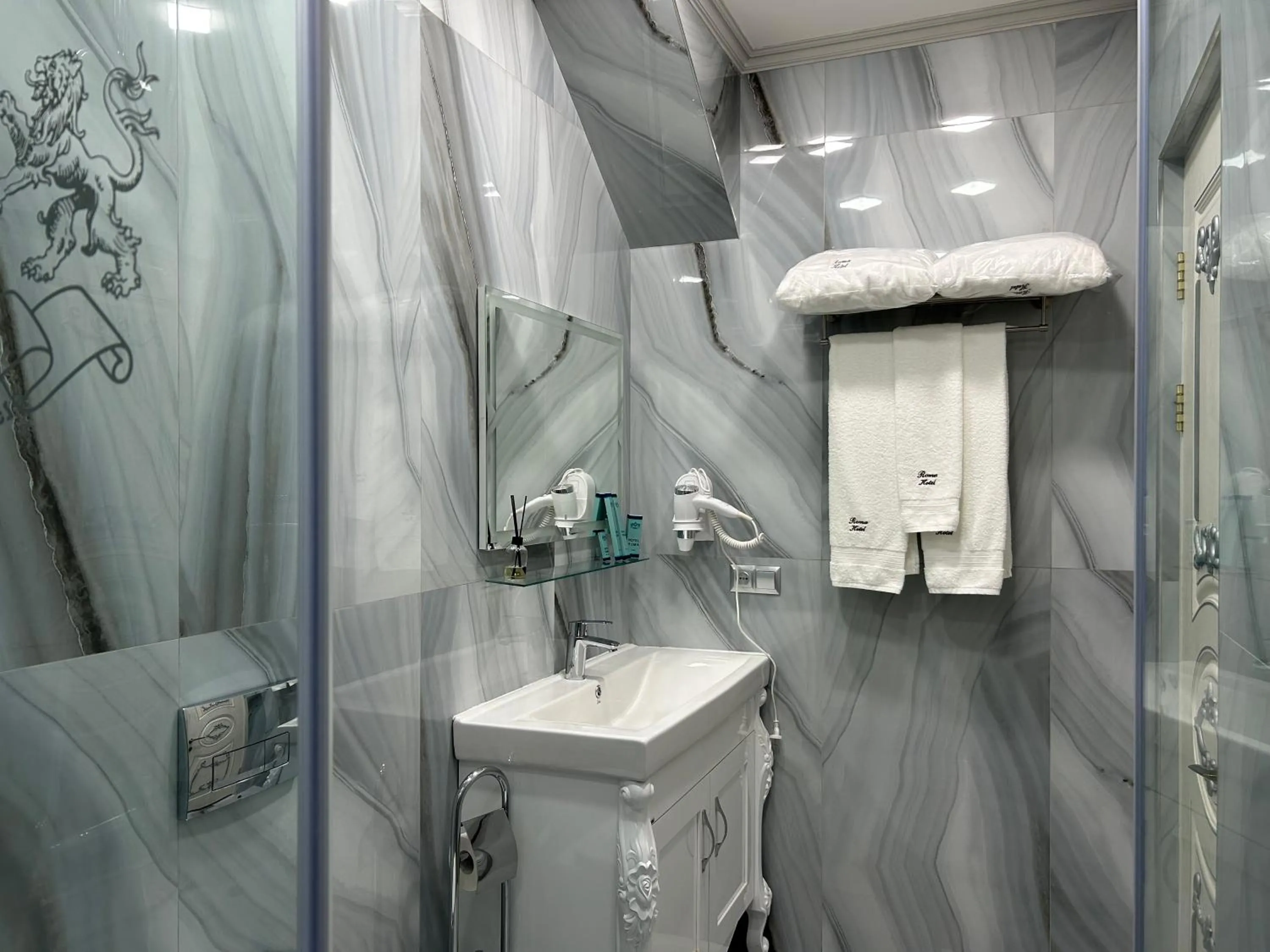 Shower in Hotel Roma & Tours