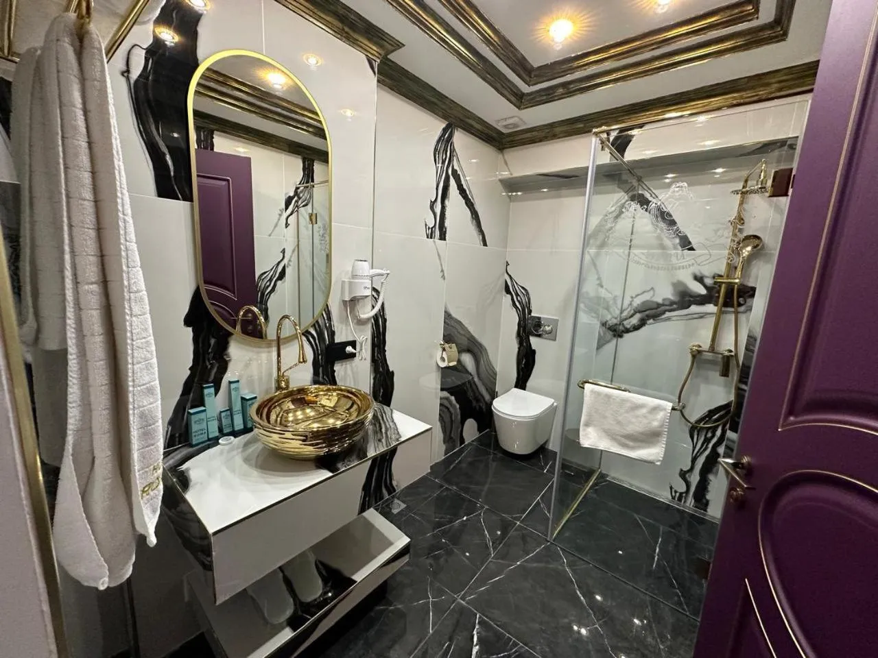 Shower in Hotel Roma & Tours