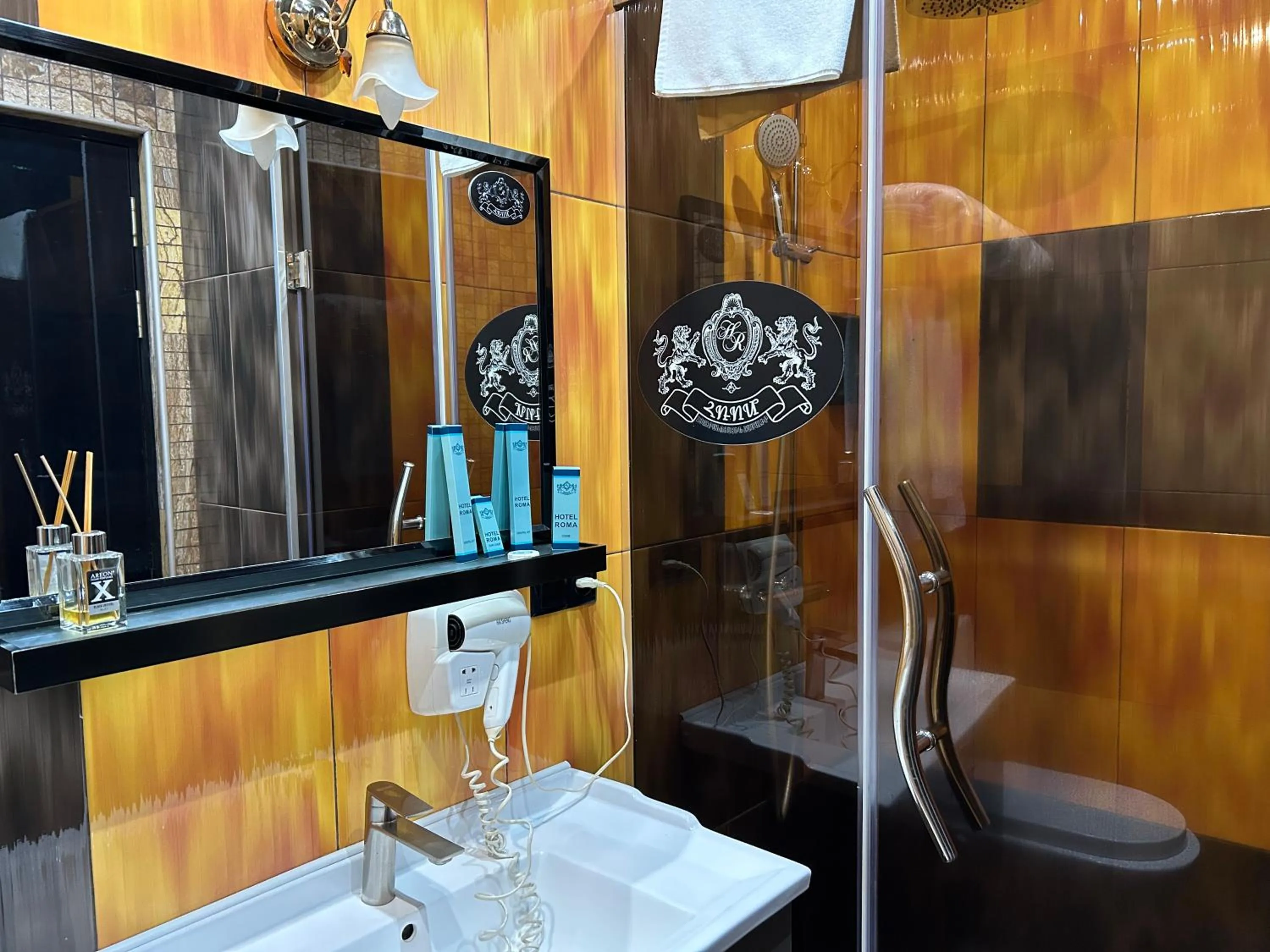 Shower in Hotel Roma & Tours